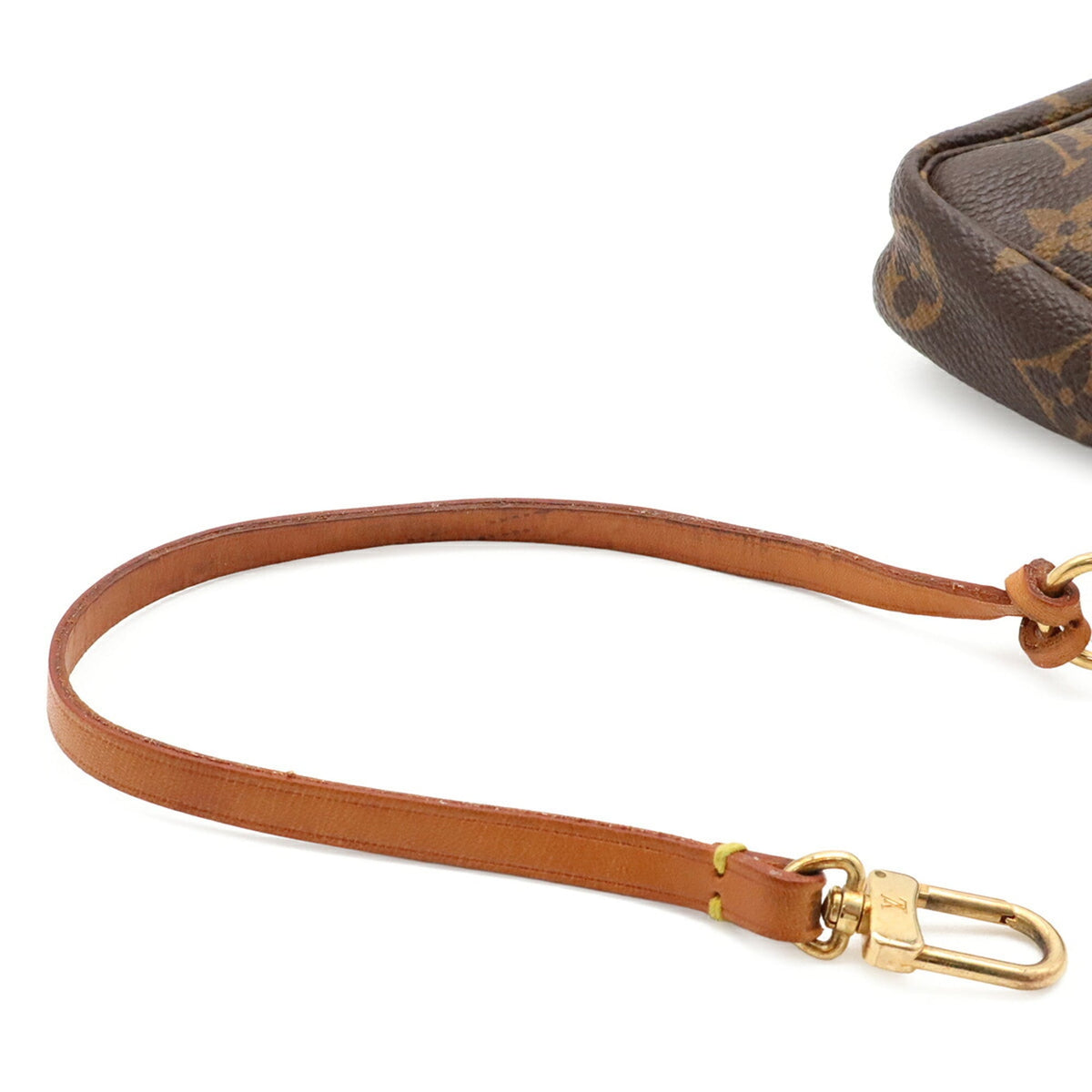 Louis Vuitton Brown Monogram Canvas Pvc Coated Canvas Handbag Pochette Pouch (Pre-Owned)