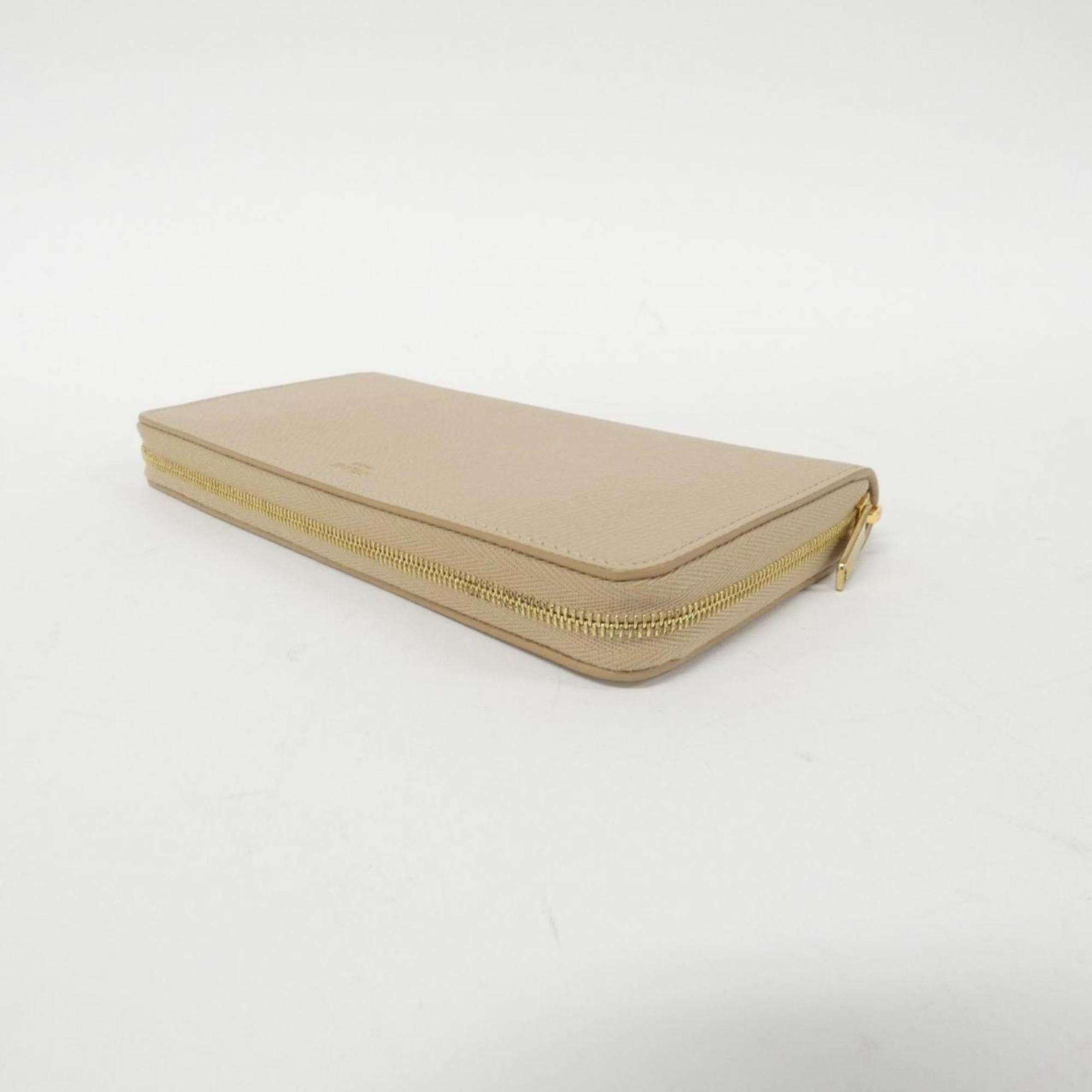 Celine Leather Long Wallet (Bi-Fold) (Pre-Owned)