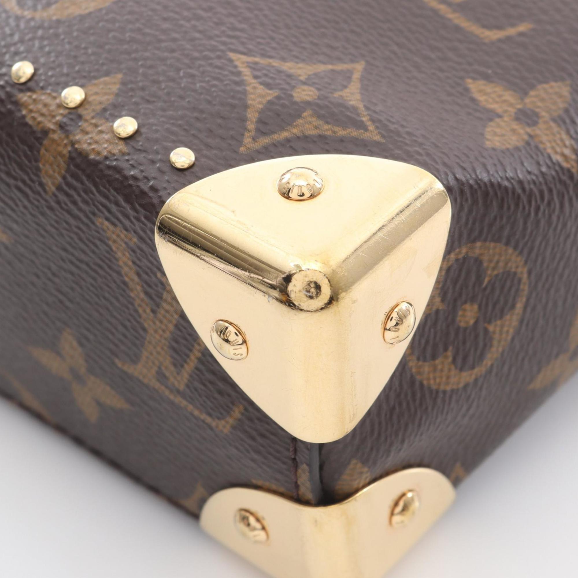 Louis Vuitton Brown Monogram Reverse Coated Canvas Leather Handbag (Pre-Owned)