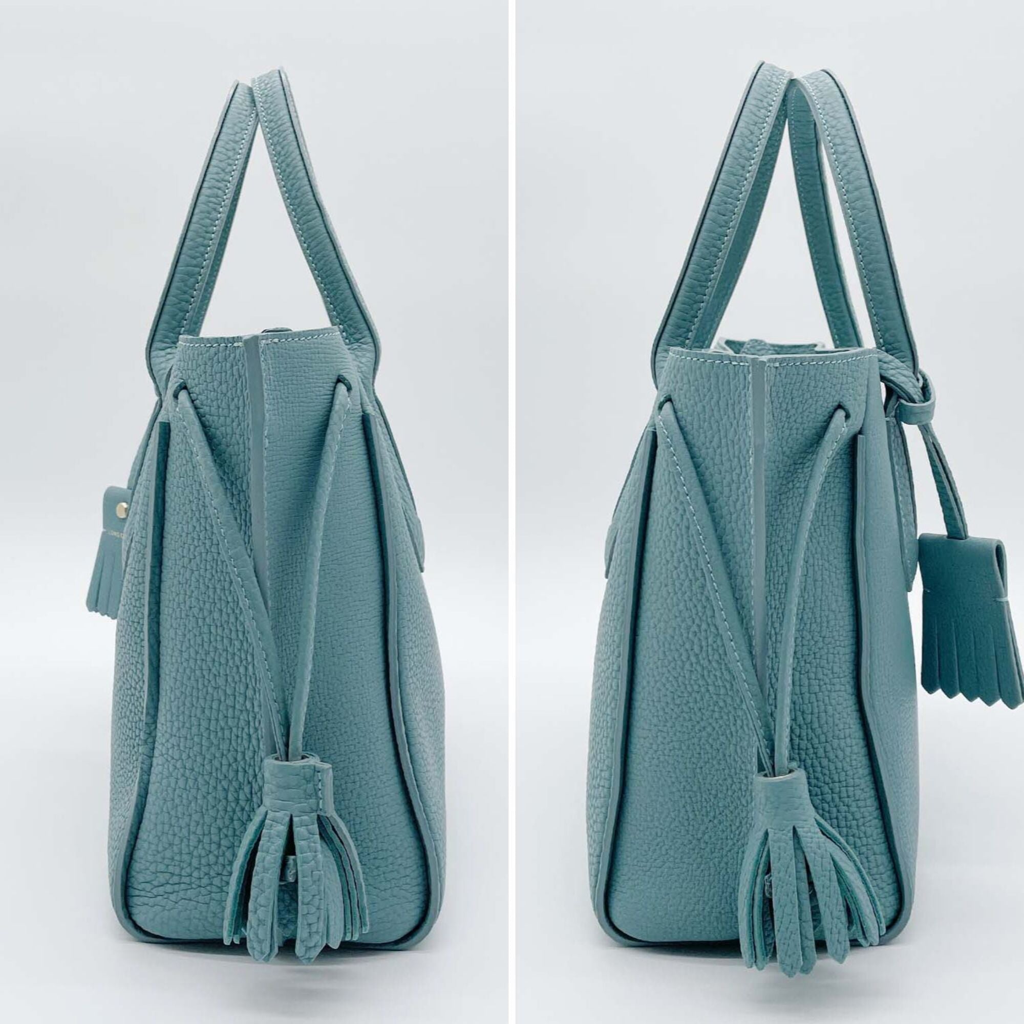 Longchamp Blue Leather Handbag (Pre-Owned)