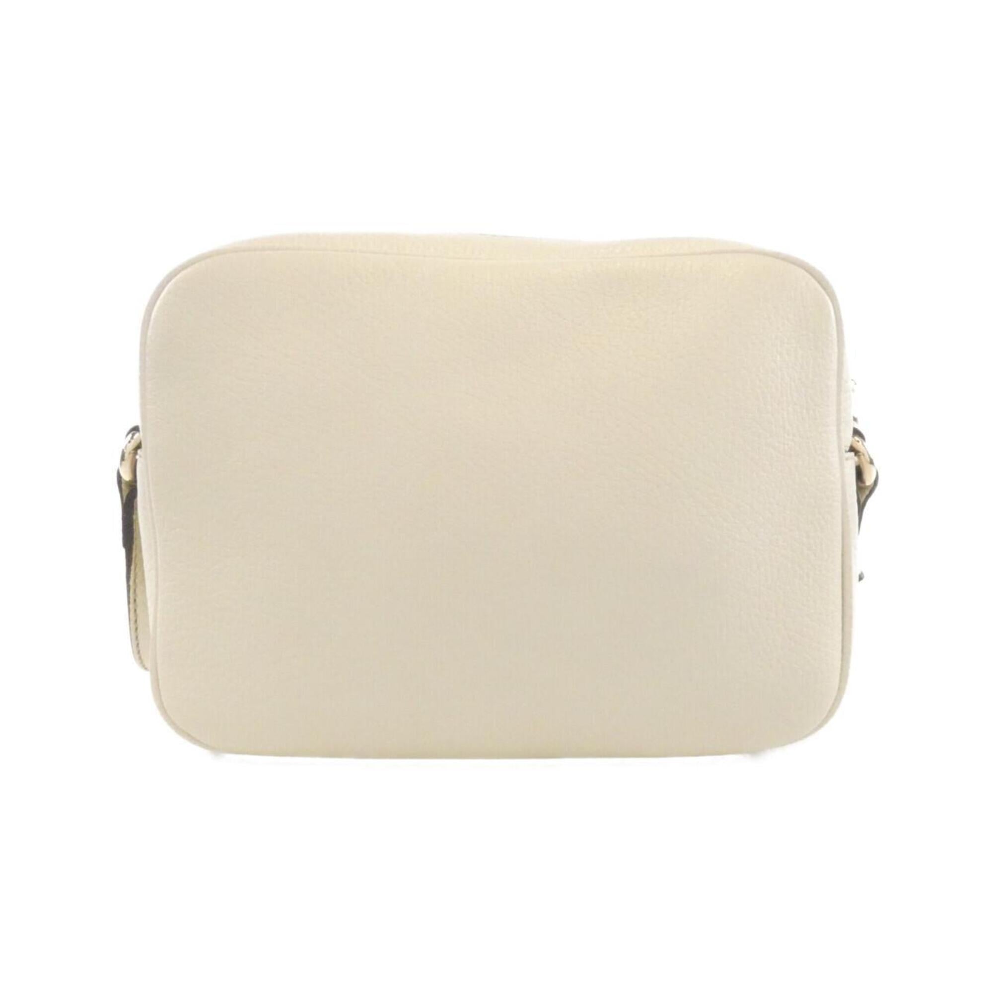 Gucci Off-White Leather Shoulder Bag (Pre-Owned)