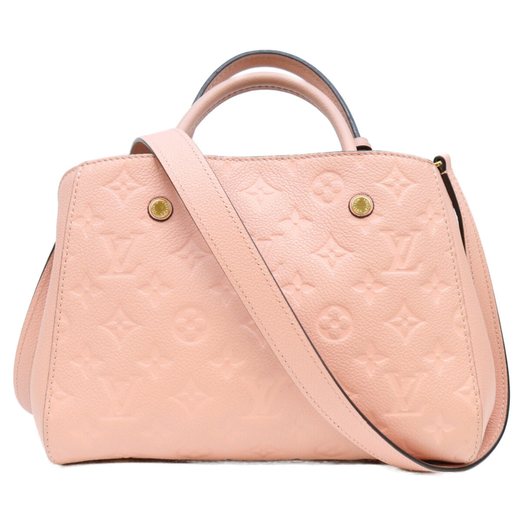 Louis Vuitton Pink Monogram Empreinte Shoulder Bag (Pre-Owned)