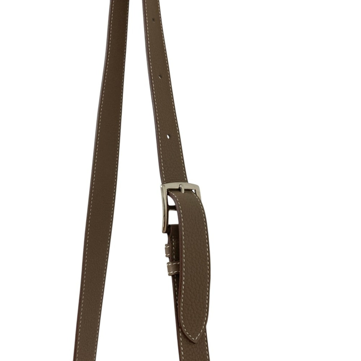 Hermes Sac A Depeche Etoupe Gray Shoulder Bag (Pre-Owned)