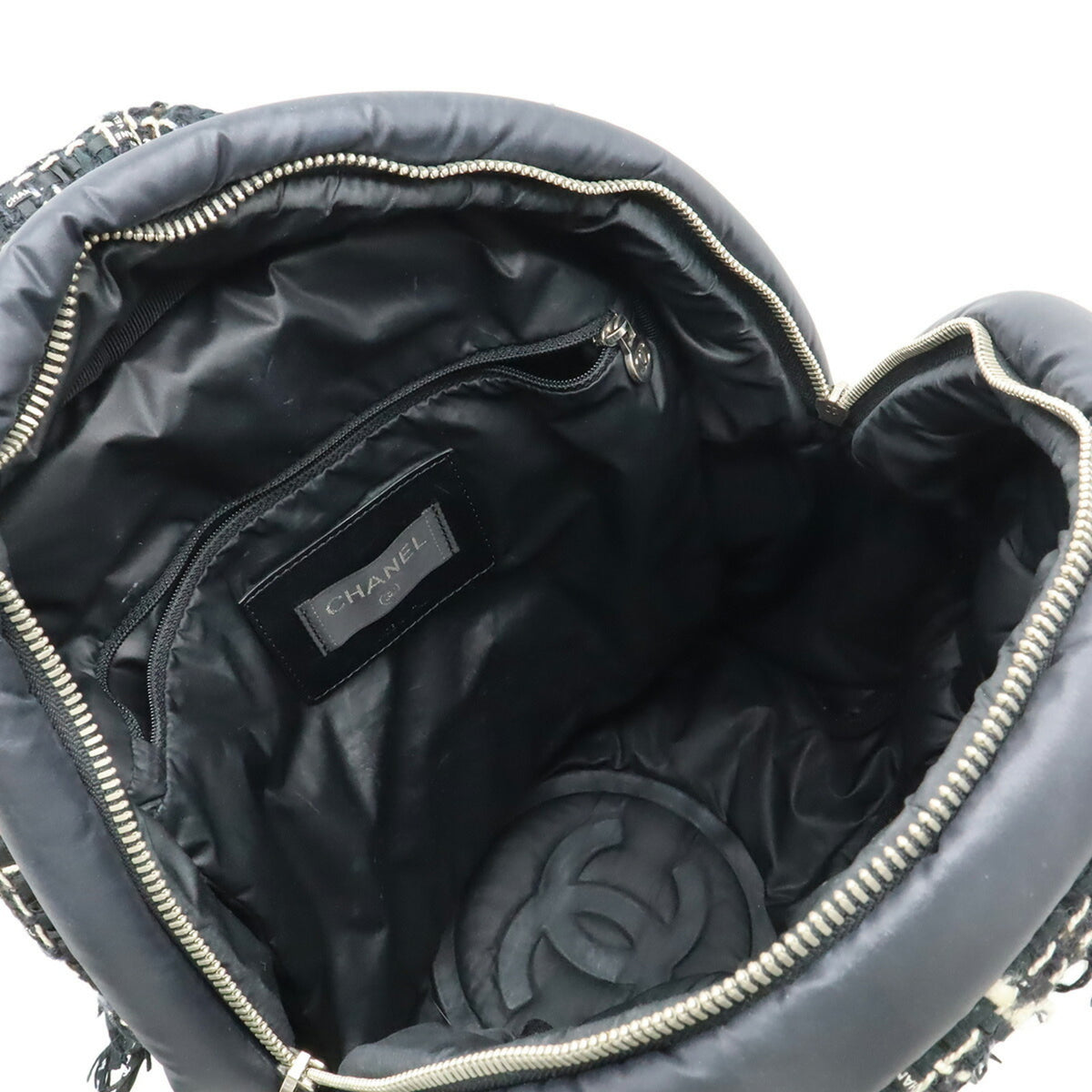 Chanel Black Nylon Backpack (Pre-Owned)