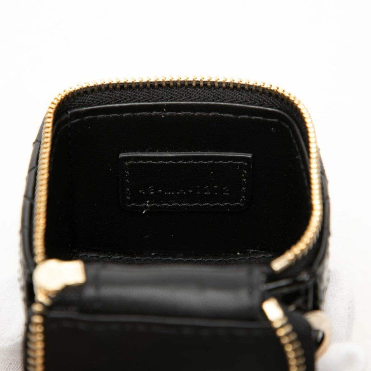 Christian Dior Black Patent Leather Handbag Pouch (Pre-Owned)