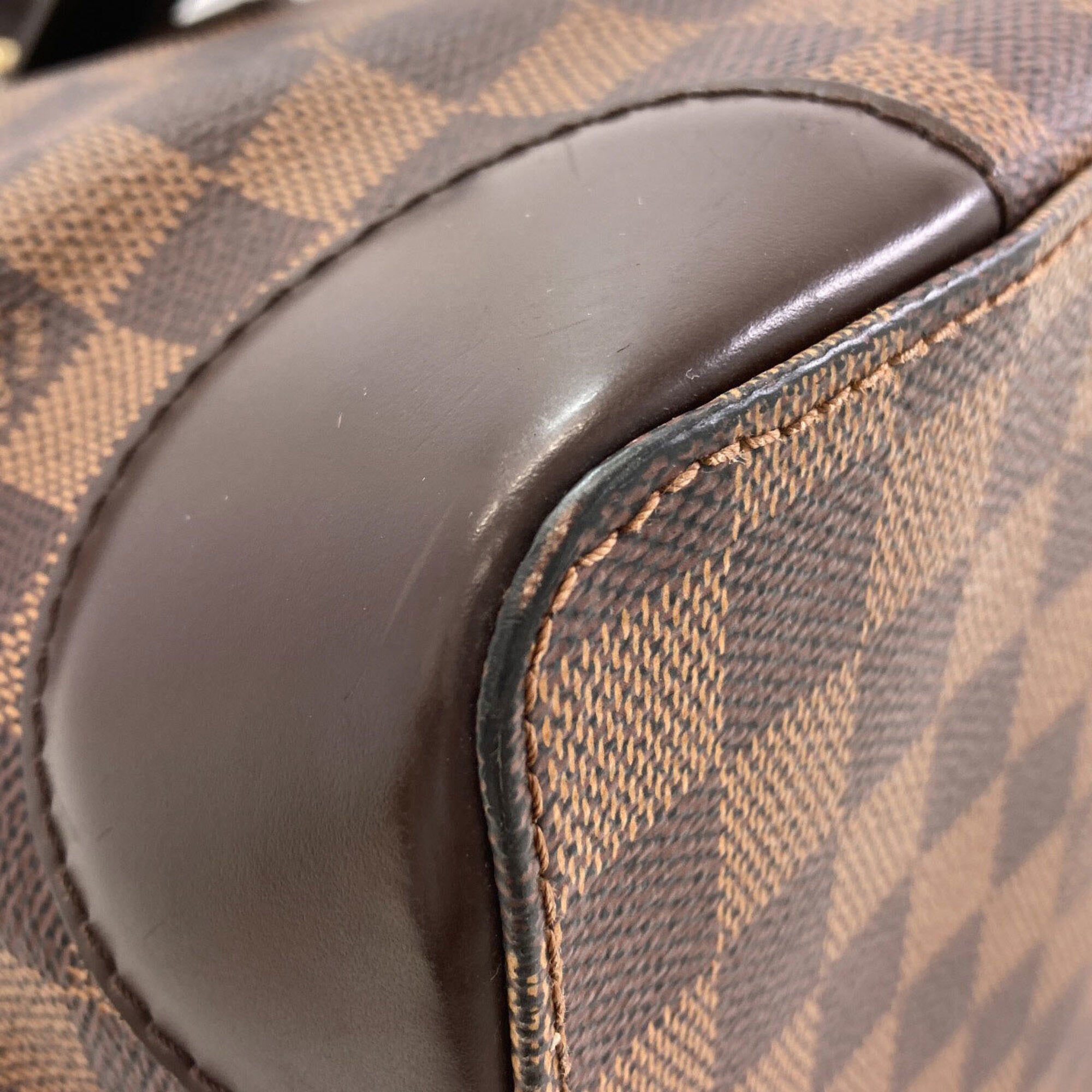 Louis Vuitton Damier Damier Canvas Ebene Damier Canvas Tote Bag (Pre-Owned)