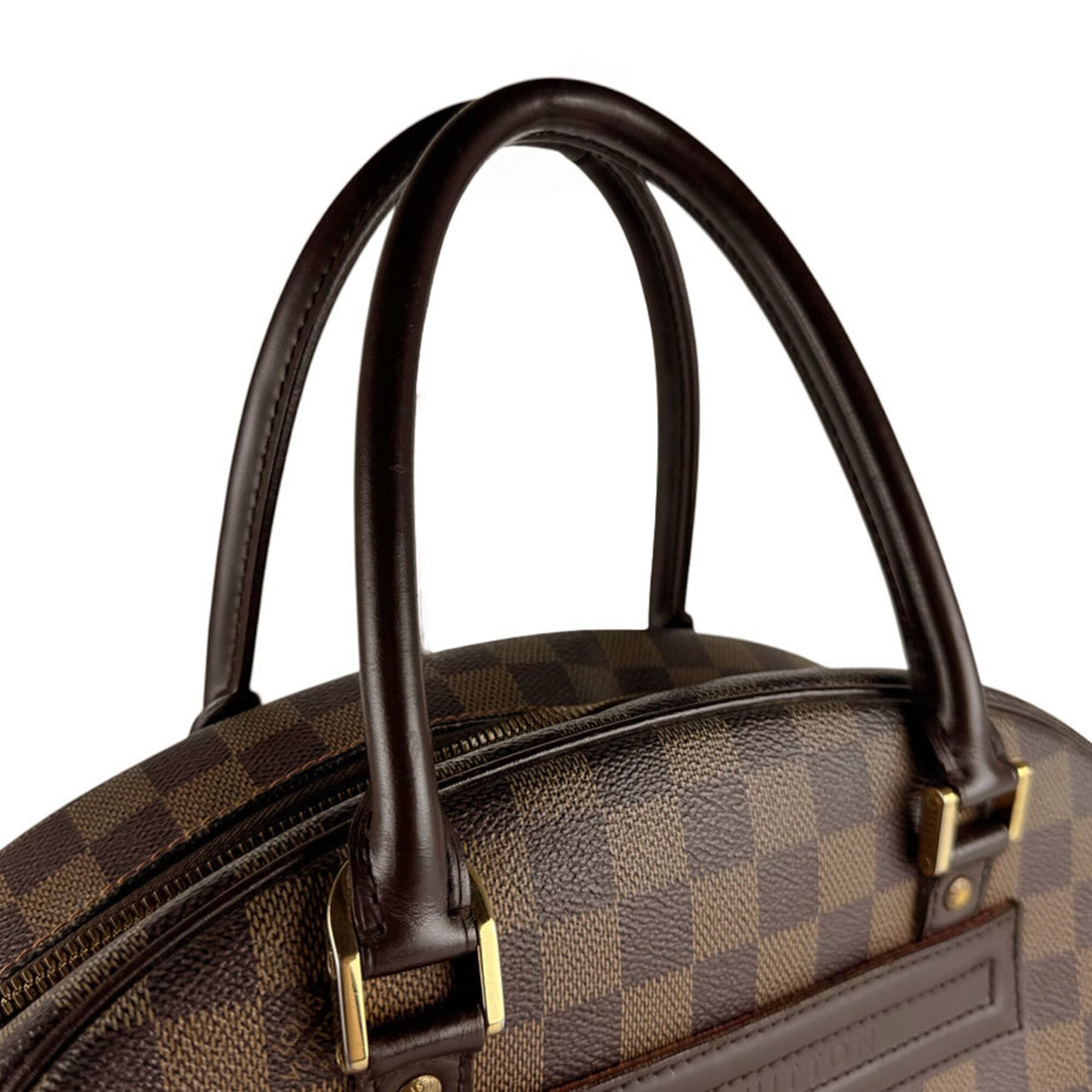 Louis Vuitton Damier Canvas Ebene Damier Canvas Handbag (Pre-Owned)
