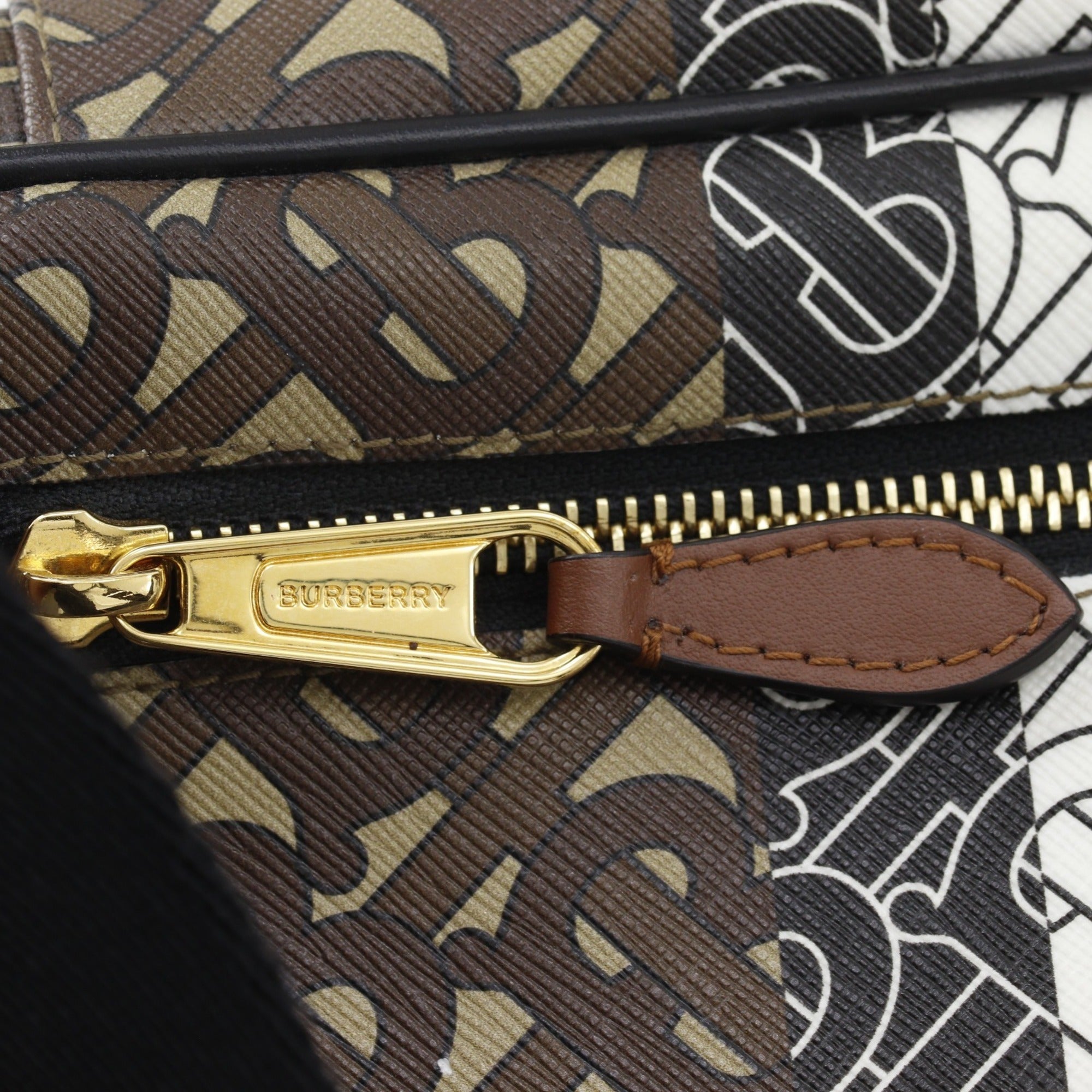 Burberry Brown Pvc Leather Fanny Pack Sling Bag (Pre-Owned)