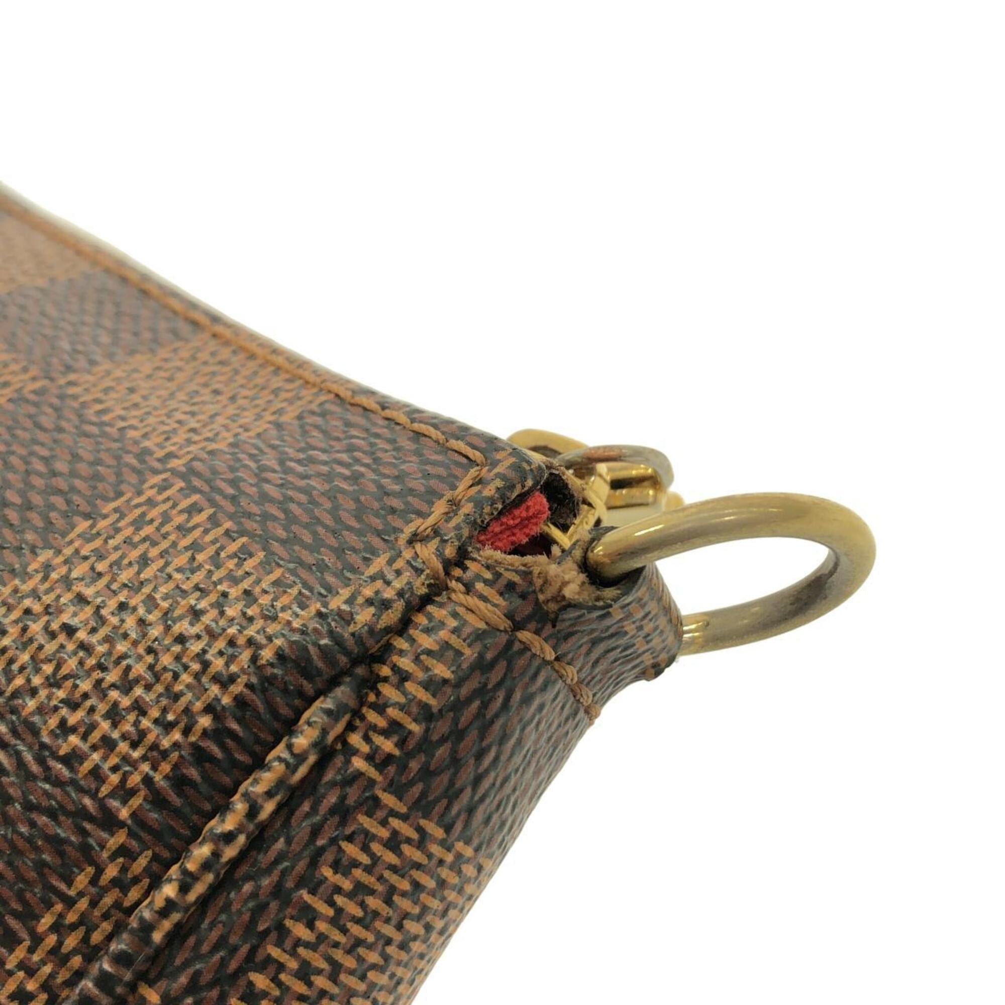 Louis Vuitton Damier Damier Canvas Ebene Damier Canvas Pochette Pouch (Pre-Owned)