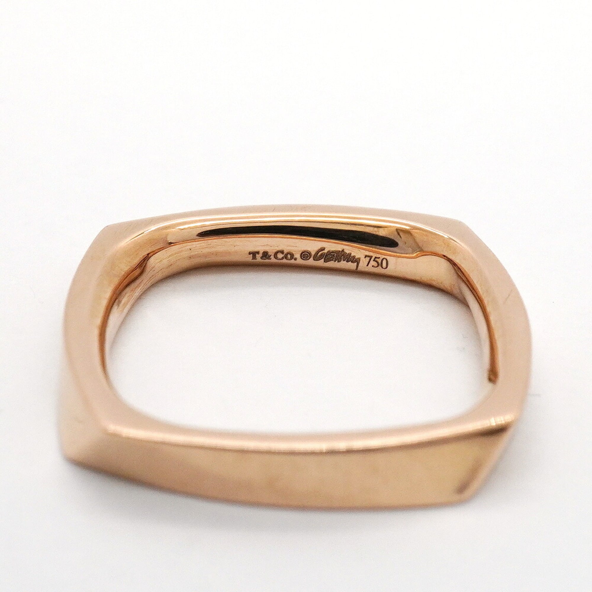 Tiffany Pink Gold (18K) Band Ring (Pre-Owned)