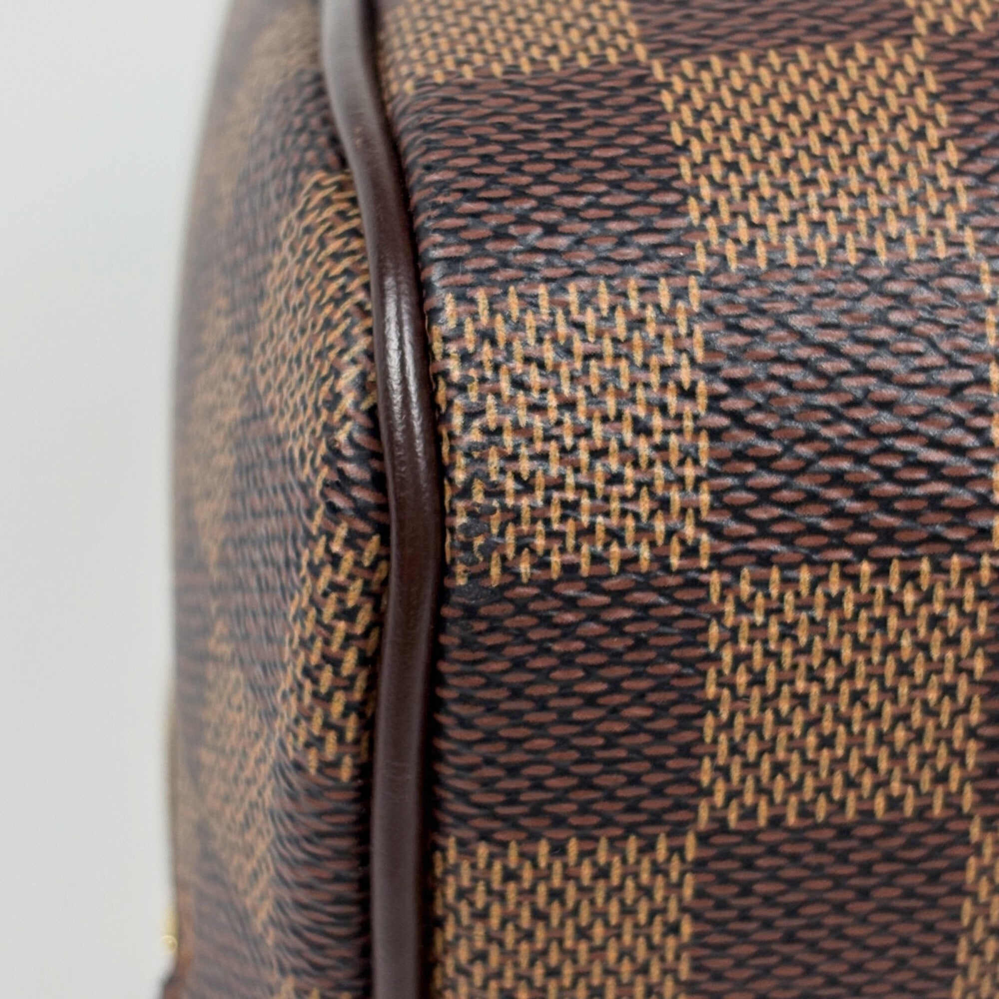 Louis Vuitton Damier Brown Damier Canvas Boston Bag (Pre-Owned)
