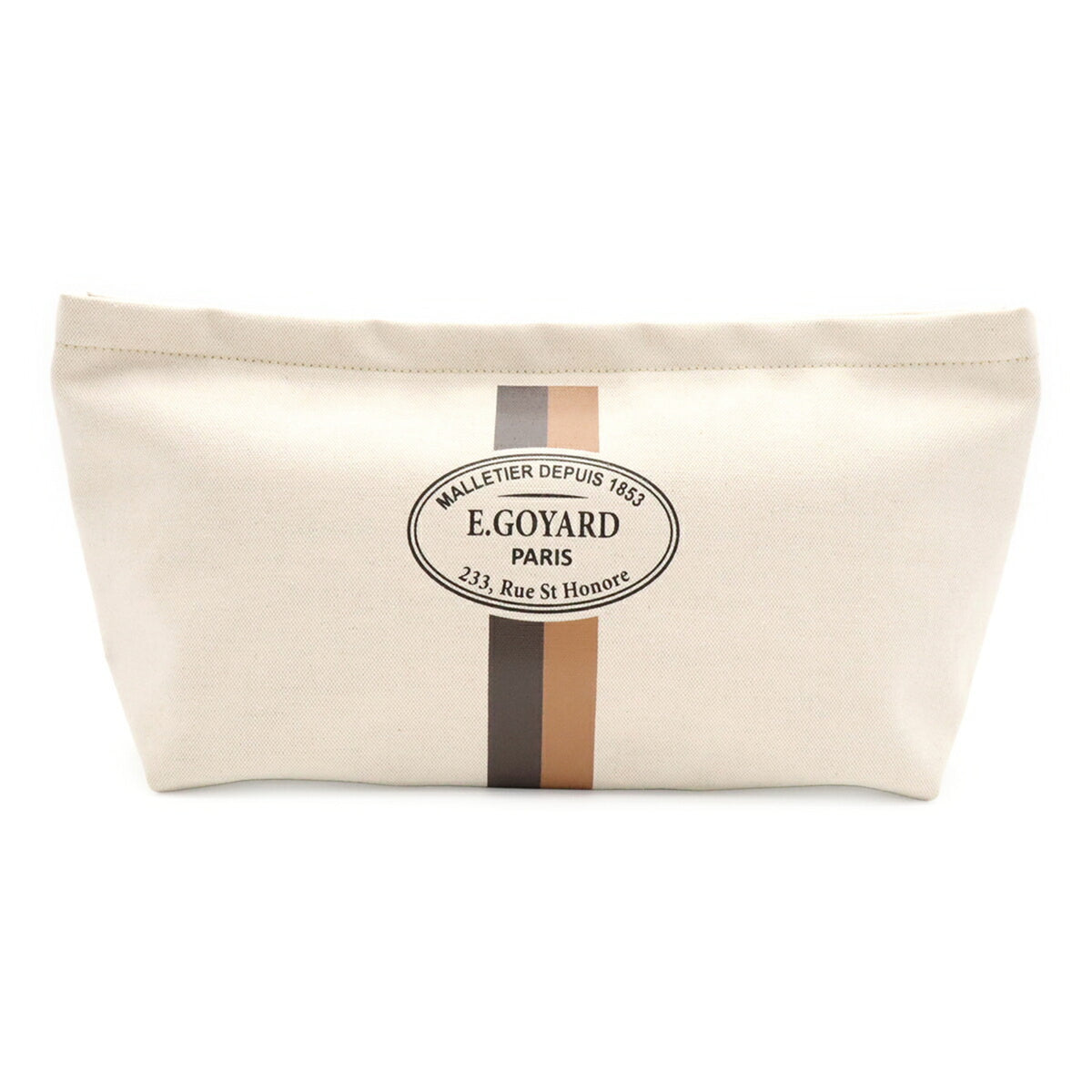 Goyard Beige Brown Canvas Clutch Bag Pouch (Pre-Owned)