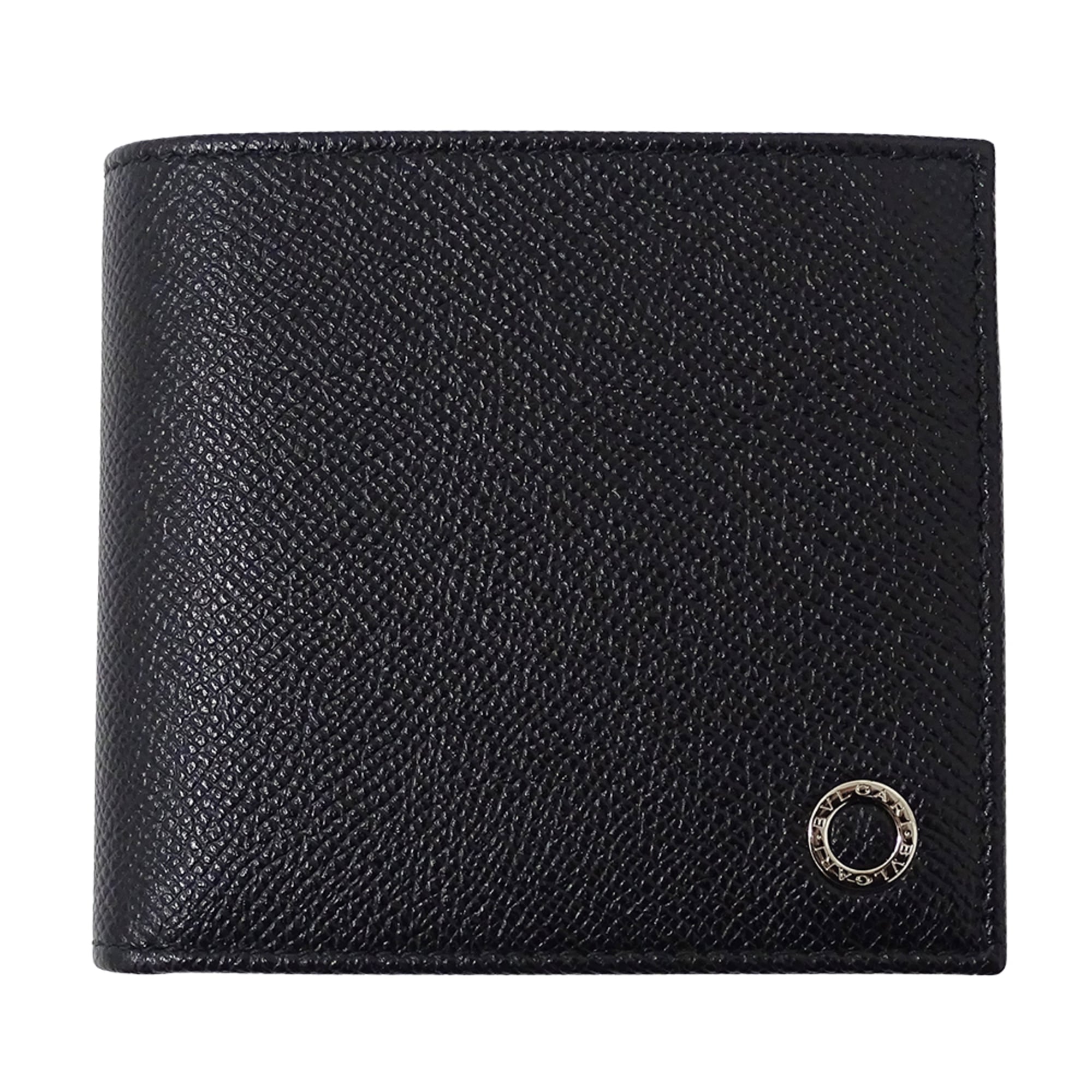 Bvlgari Black Leather Wallet (Bi-Fold) (Pre-Owned)