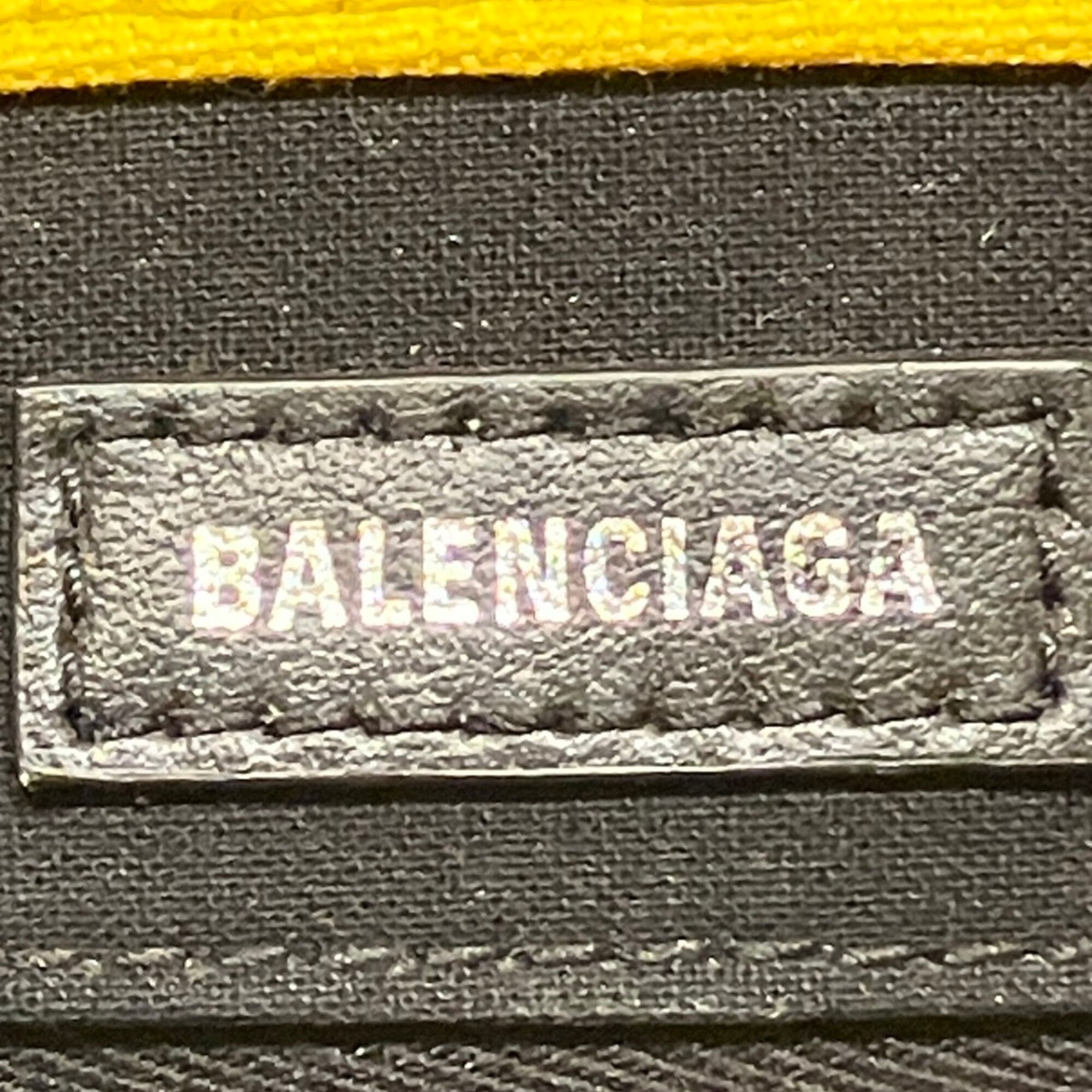 Balenciaga Yellow Canvas Tote Bag (Pre-Owned)