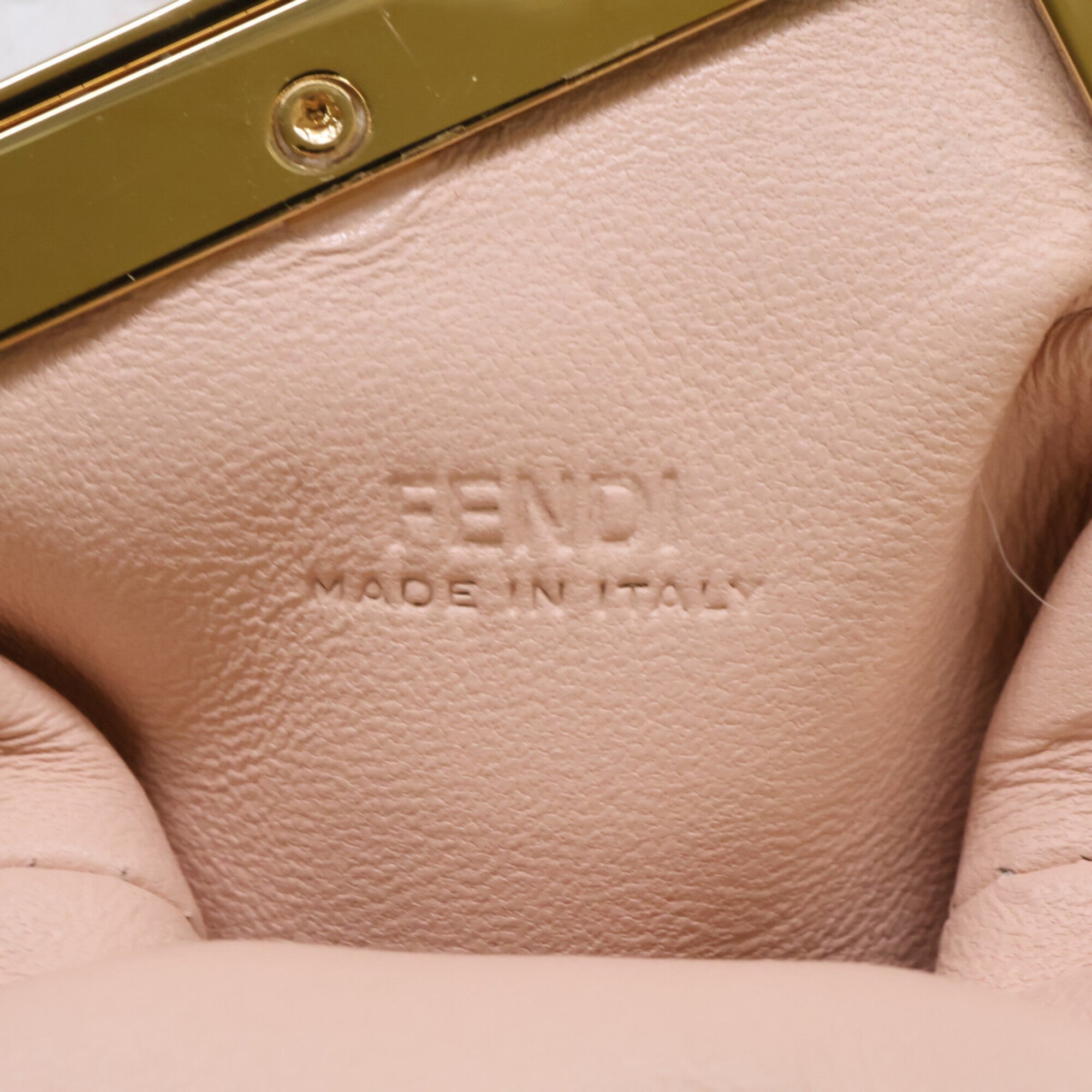 Fendi Pink Fur Pouch Shoulder Bag (Pre-Owned)