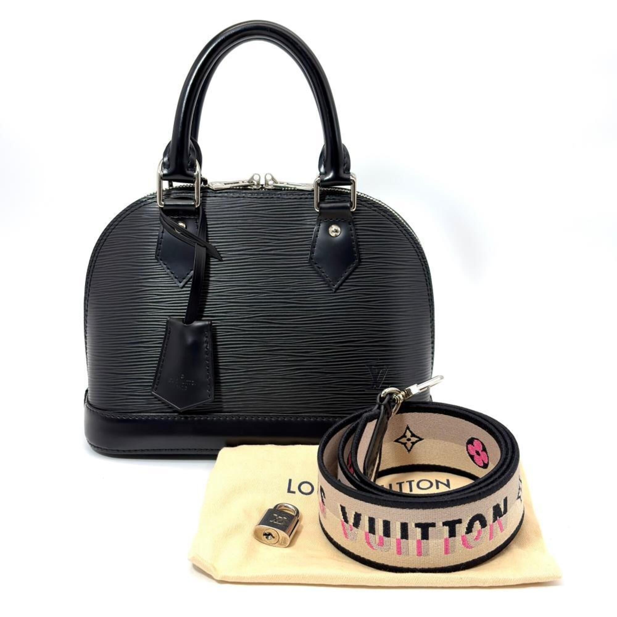 Louis Vuitton Black Epi Leather Handbag (Pre-Owned)