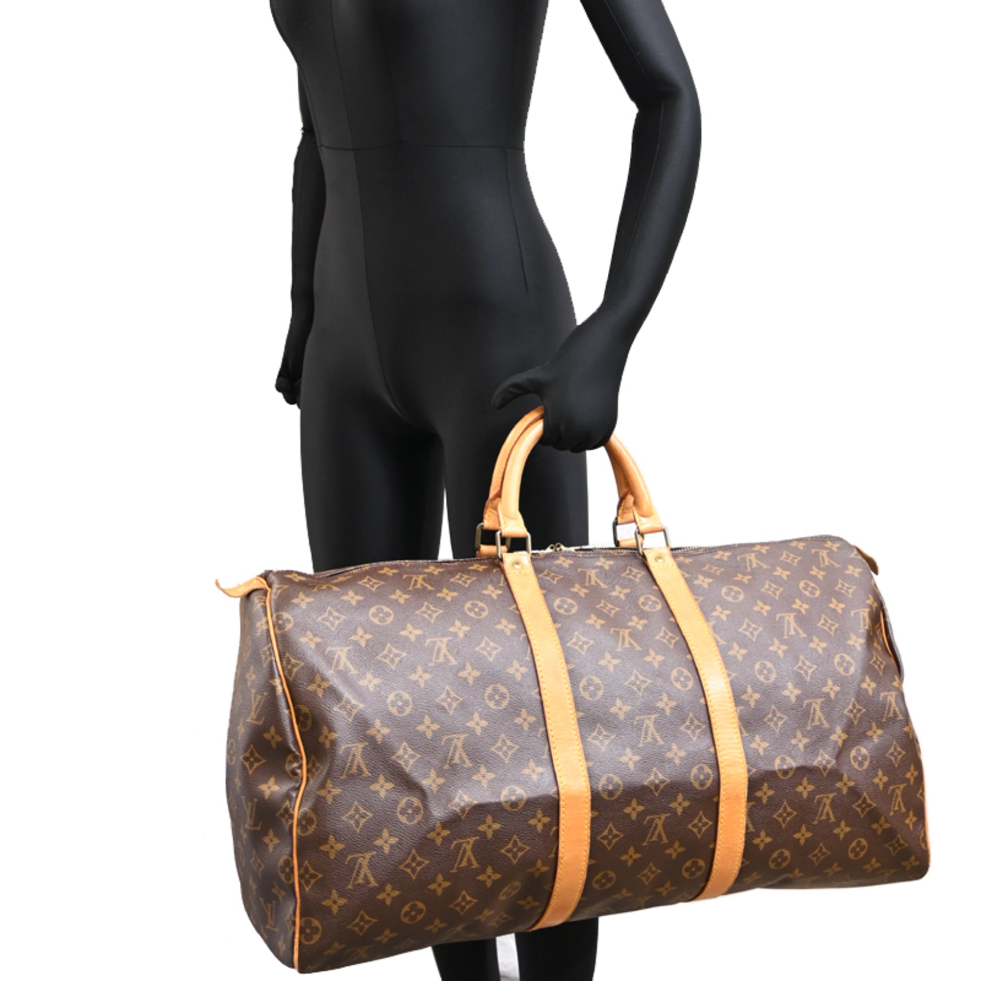 Louis Vuitton Brown Monogram Boston Bag (Pre-Owned)