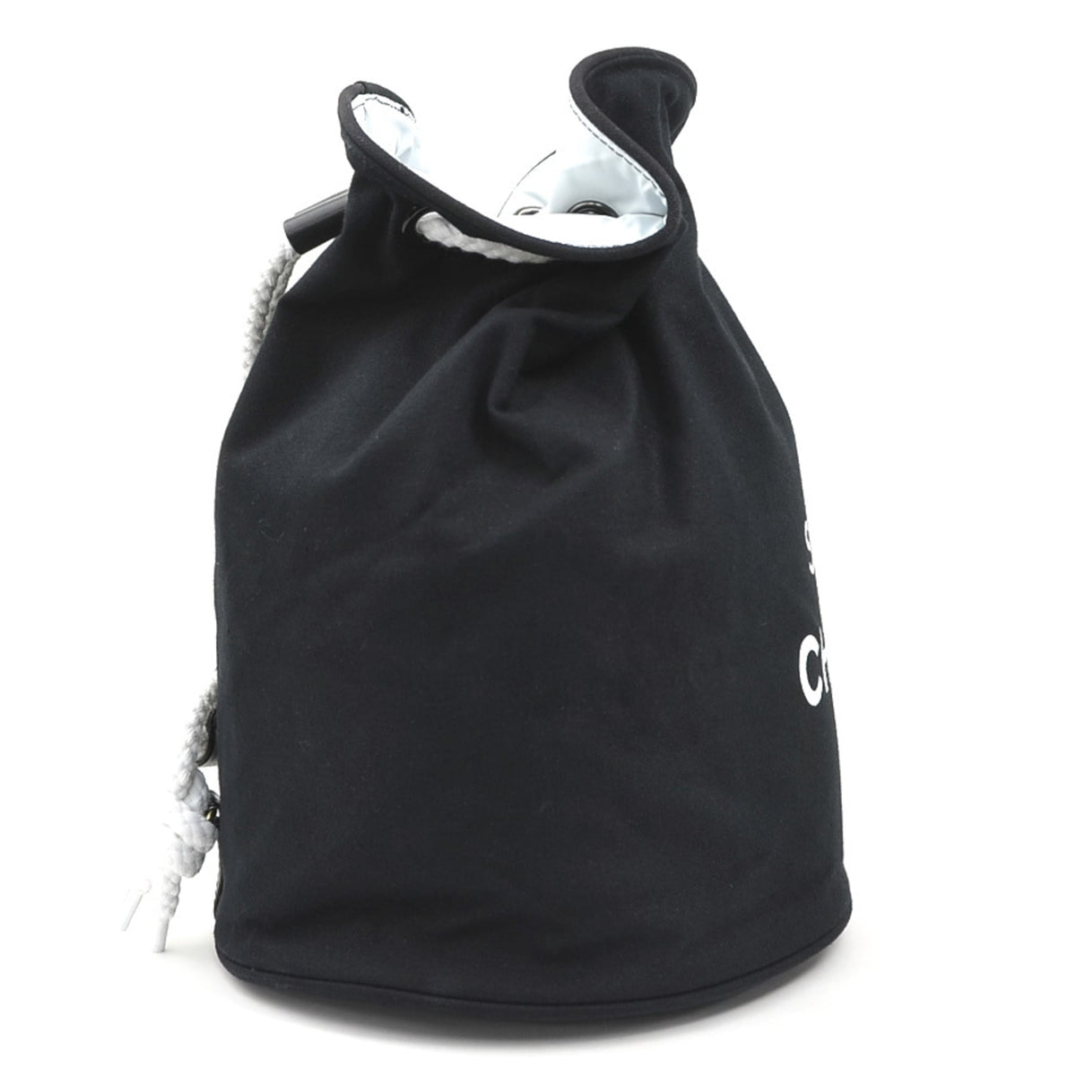 Chanel Black Canvas Shoulder Bag (Pre-Owned)