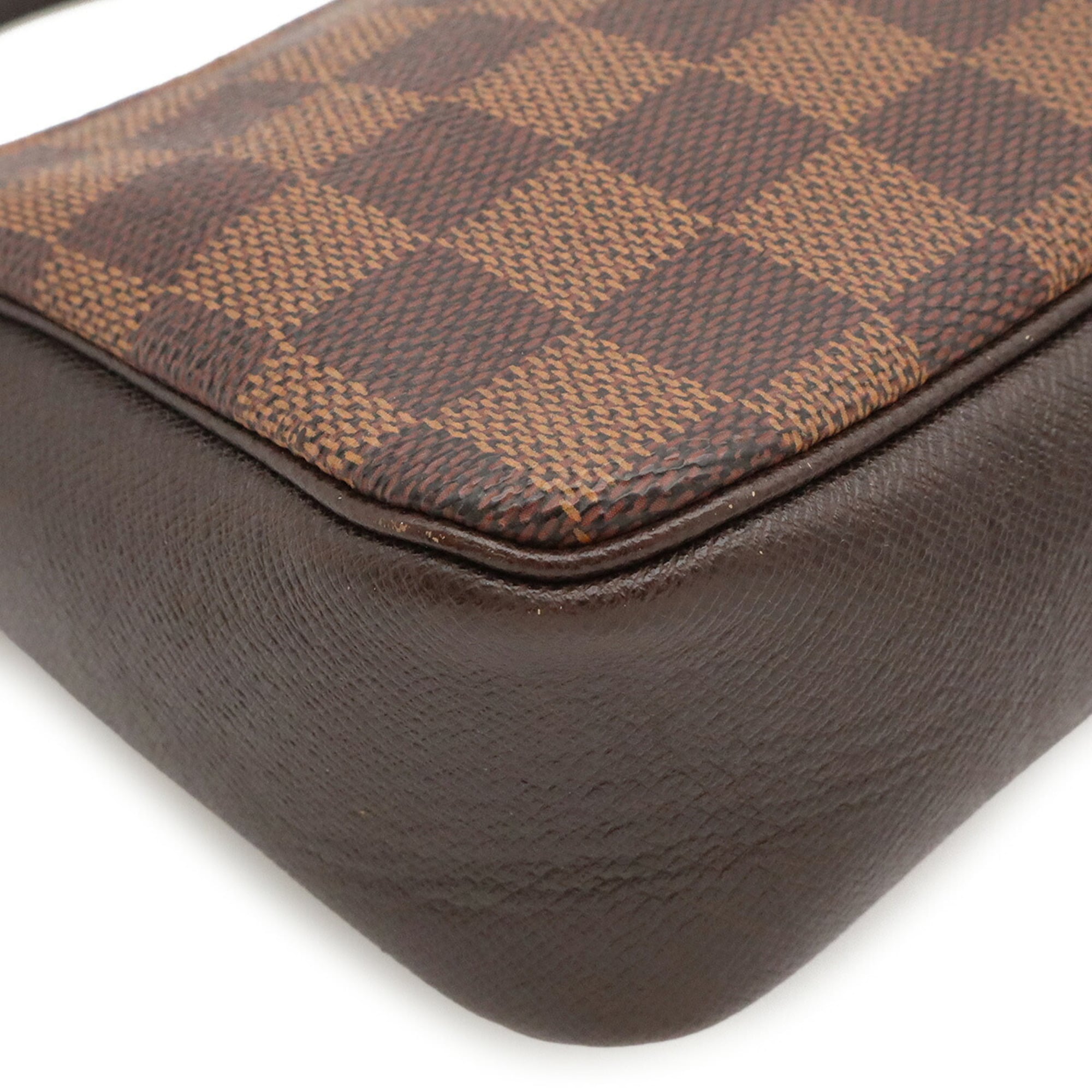 Louis Vuitton Brown Pvc Coated Canvas Pochette Pouch Shoulder Bag (Pre-Owned)