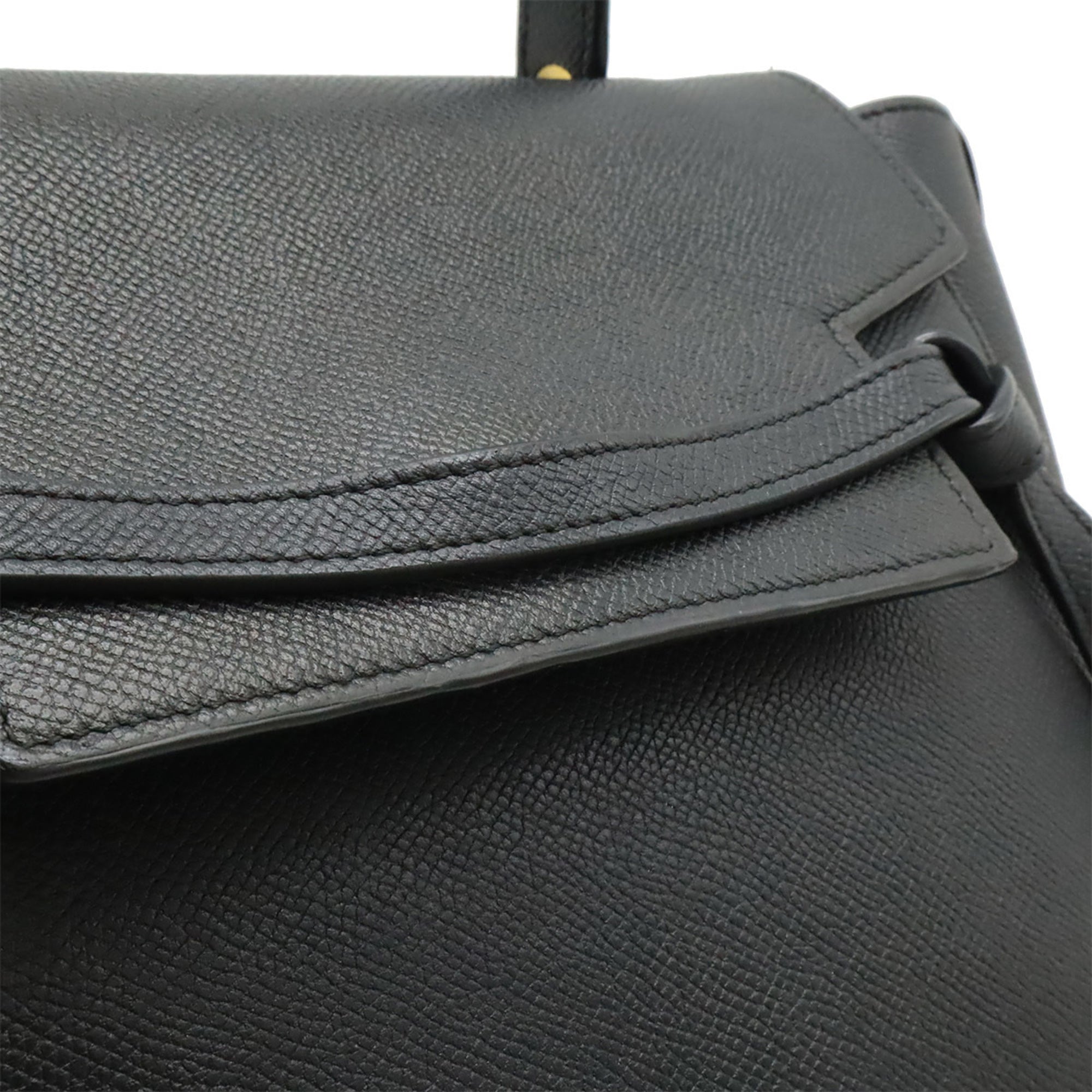Celine Black Leather Handbag Shoulder Bag (Pre-Owned)