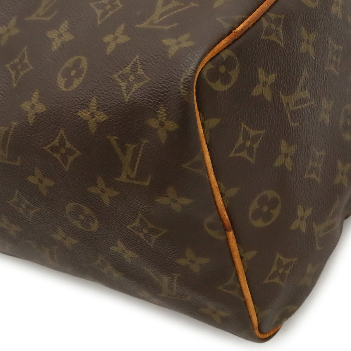 Louis Vuitton Brown Galle Monogram White Monogram Handbag (Pre-Owned)