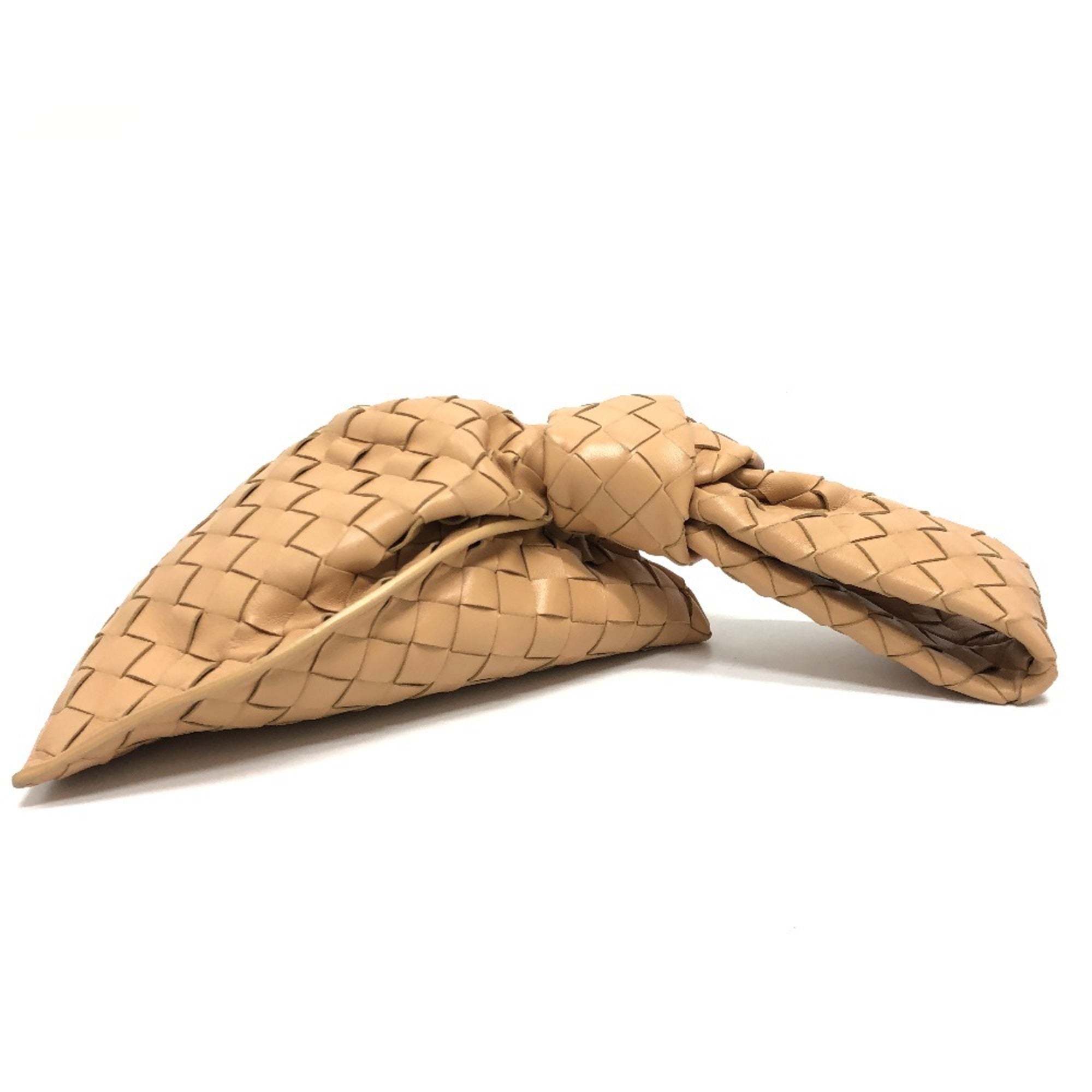 Bottega Veneta Beige Leather Handbag (Pre-Owned)