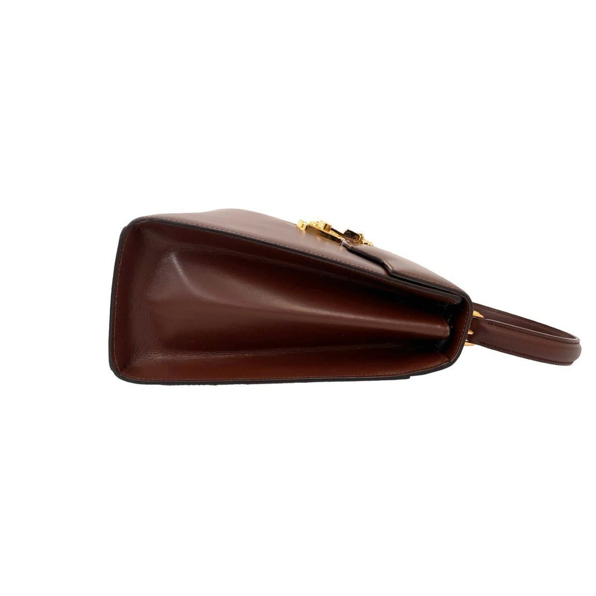 Gucci Brown Leather Handbag Shoulder Bag (Pre-Owned)