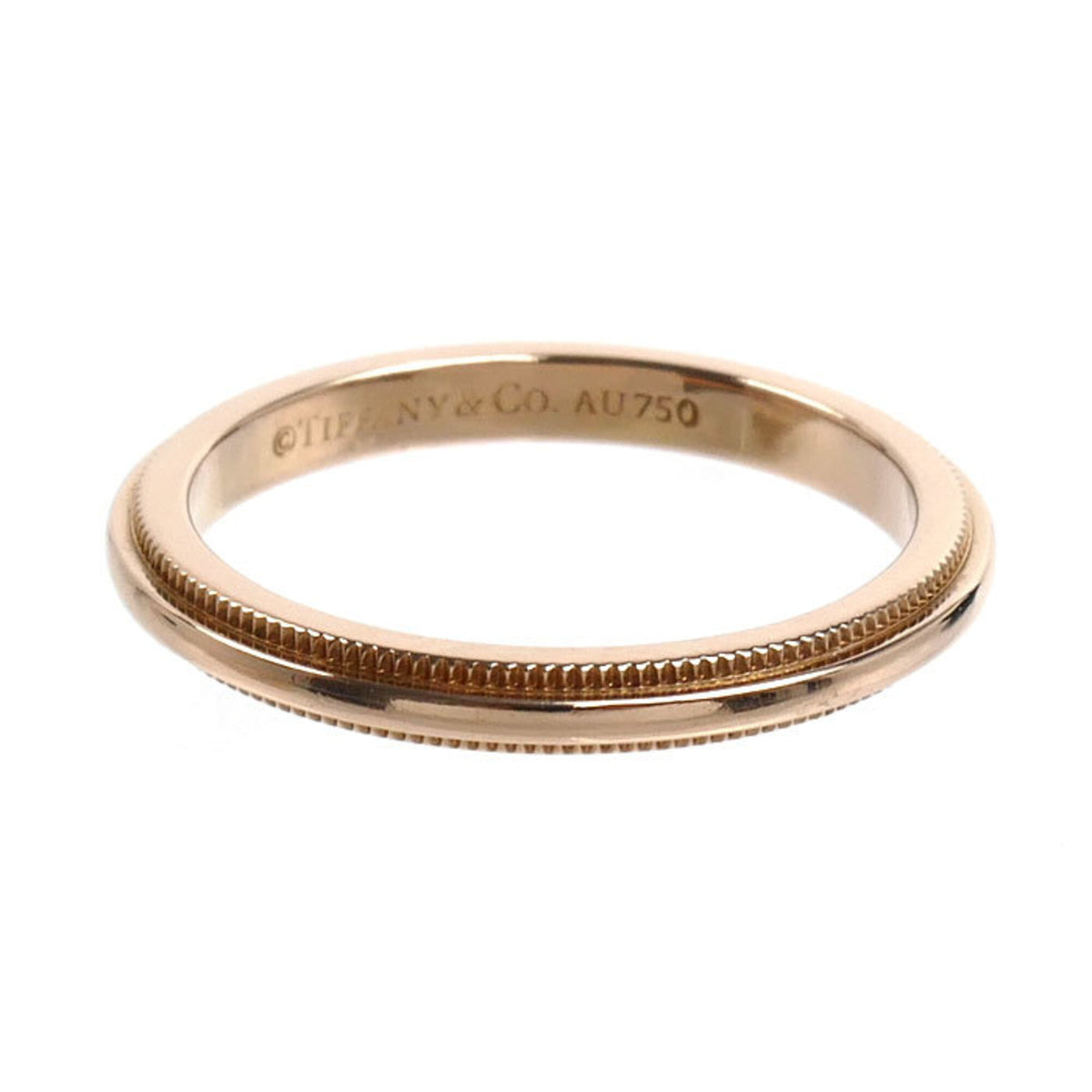 Tiffany Pink Gold (18K) Band Ring (Pre-Owned)