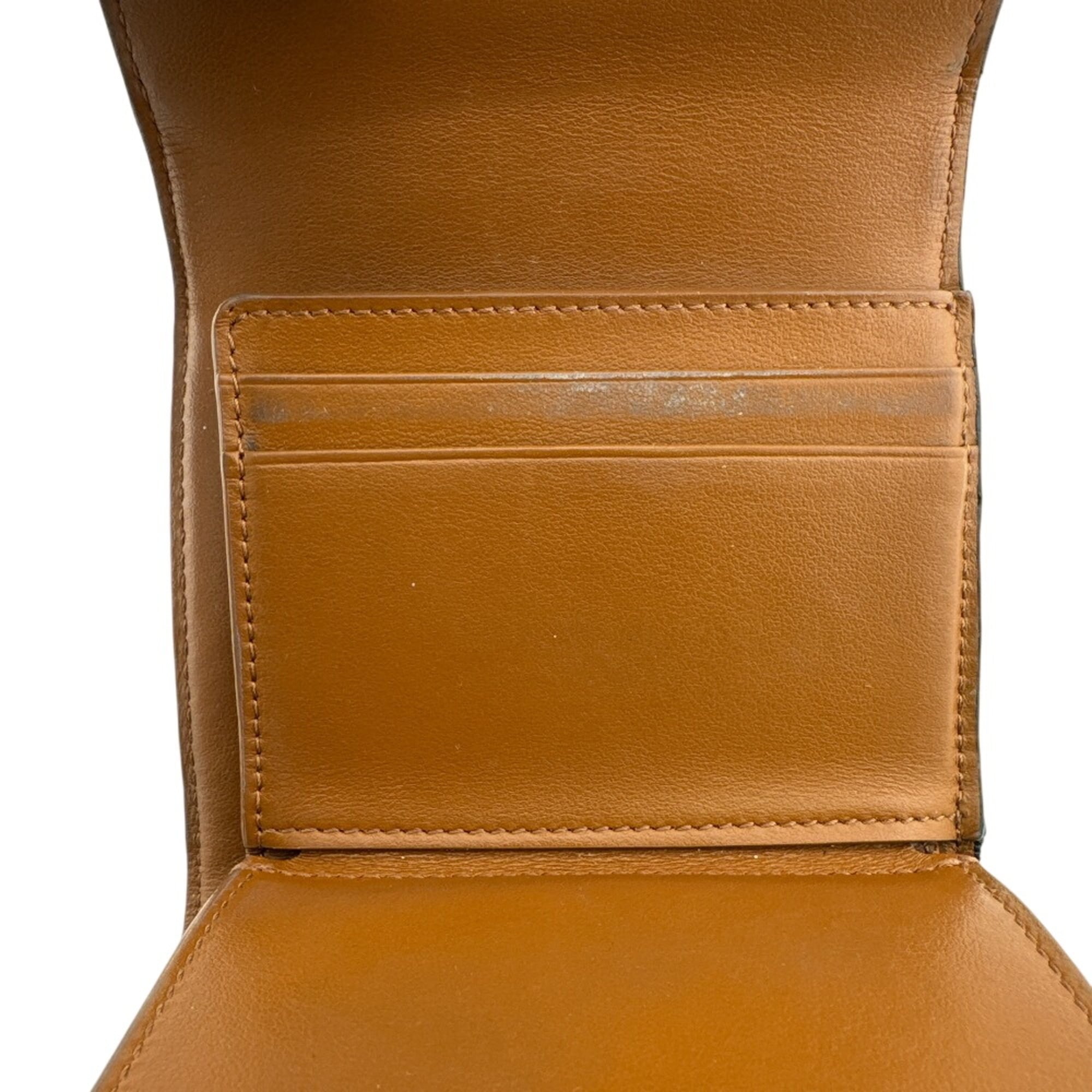Celine Brown Leather Wallet (Tri-Fold) (Pre-Owned)