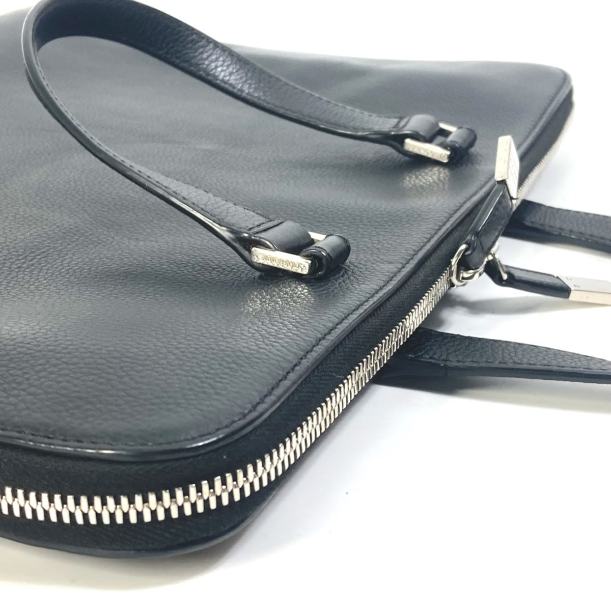 Dior Homme Black Leather Briefcase (Pre-Owned)