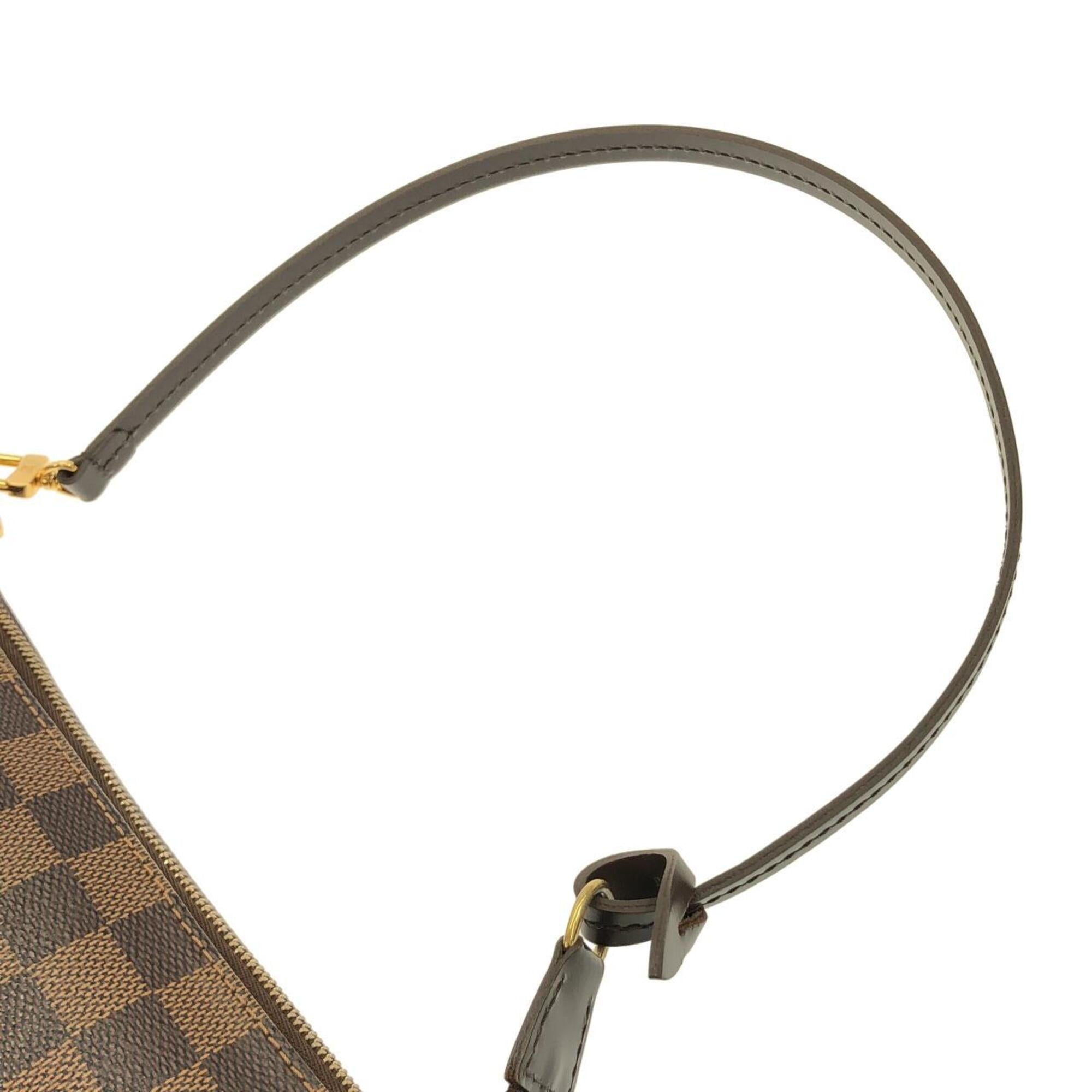 Louis Vuitton Damier Damier Canvas Ebene Damier Canvas Pochette Pouch (Pre-Owned)