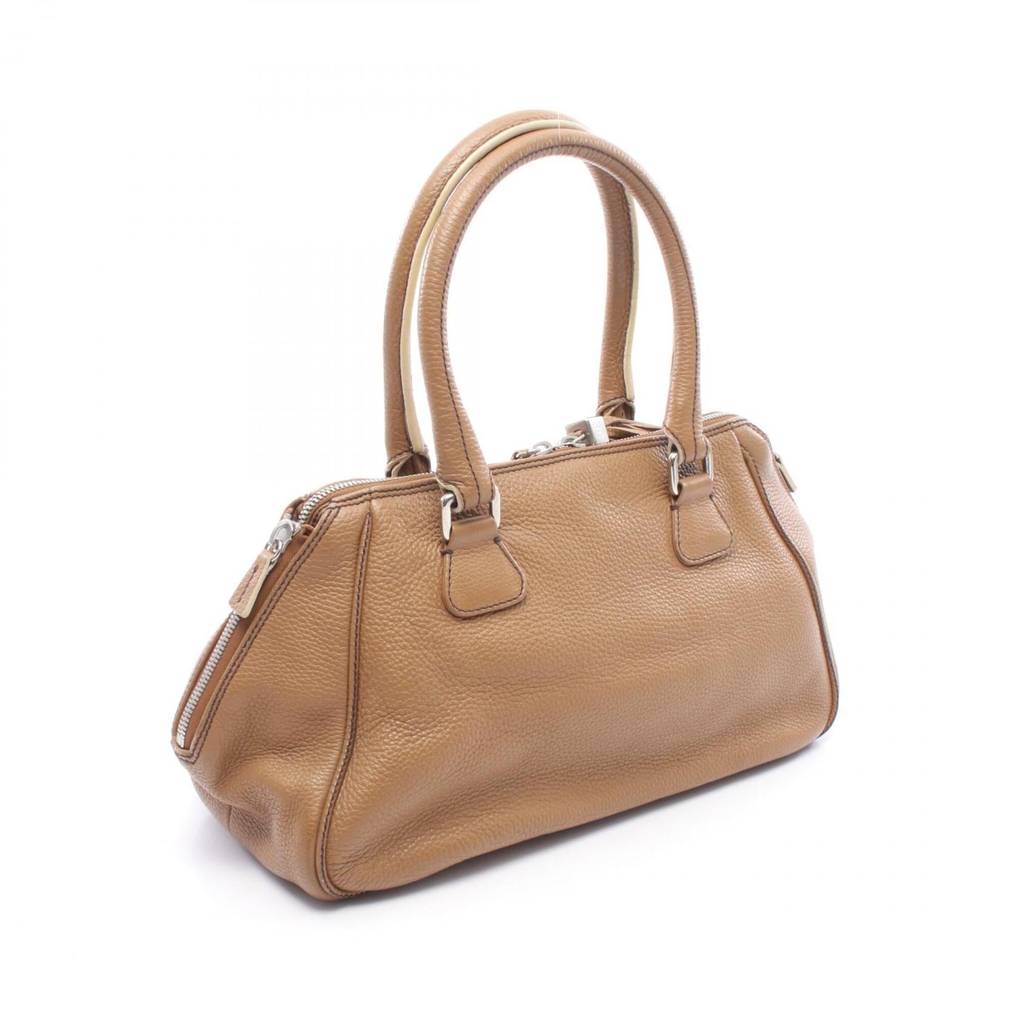 Chanel Beige Leather Handbag Tote Bag (Pre-Owned)