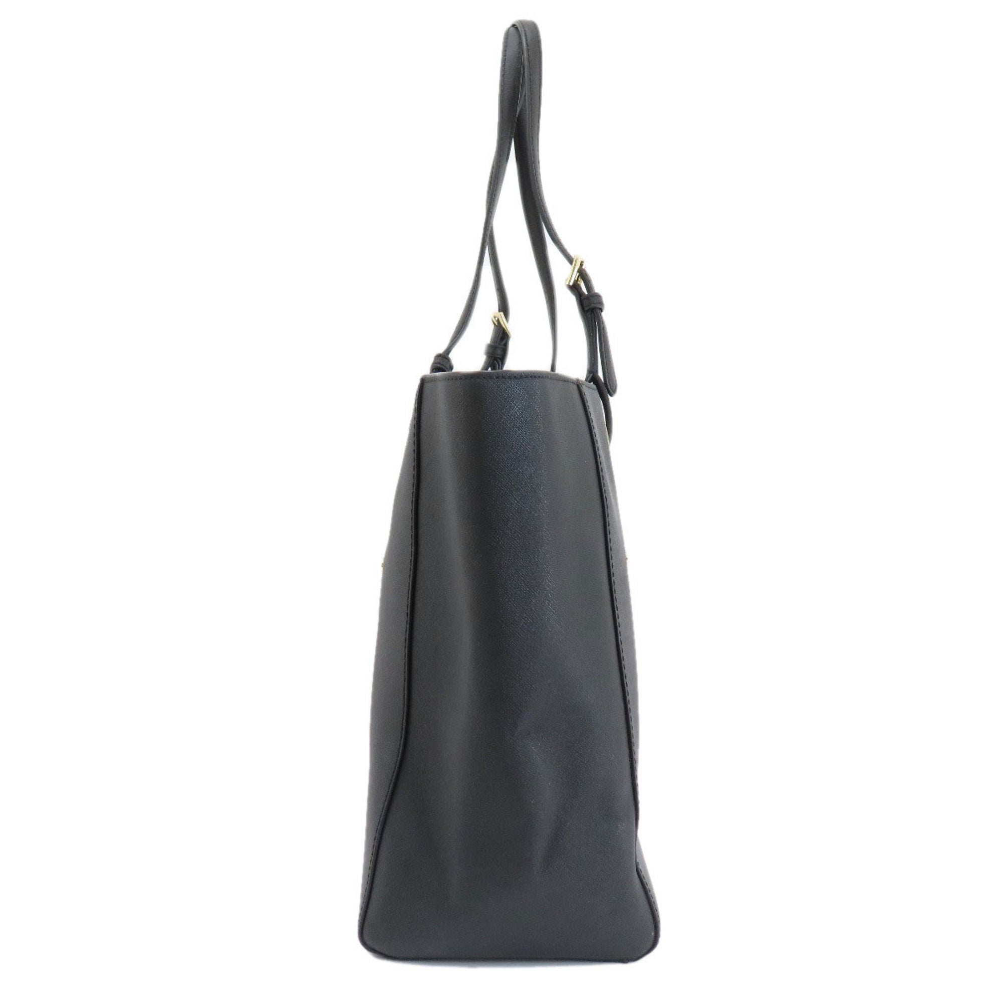 Michael Kors Black Leather Tote Bag (Pre-Owned)