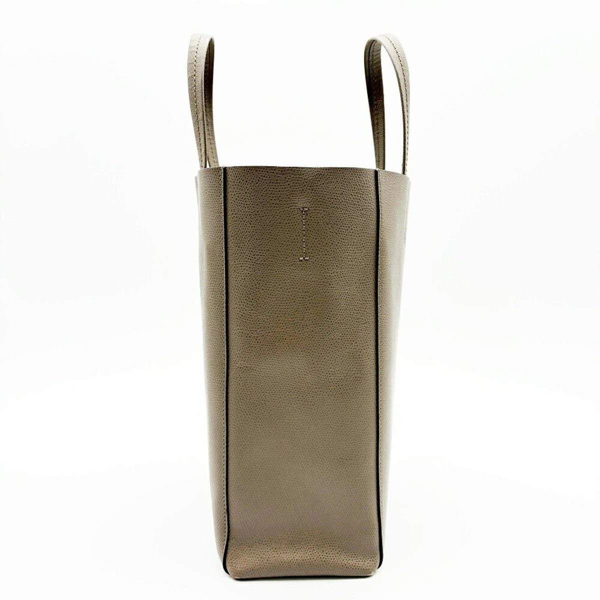Celine Grayish Leather Shoulder Bag Tote Bag (Pre-Owned)