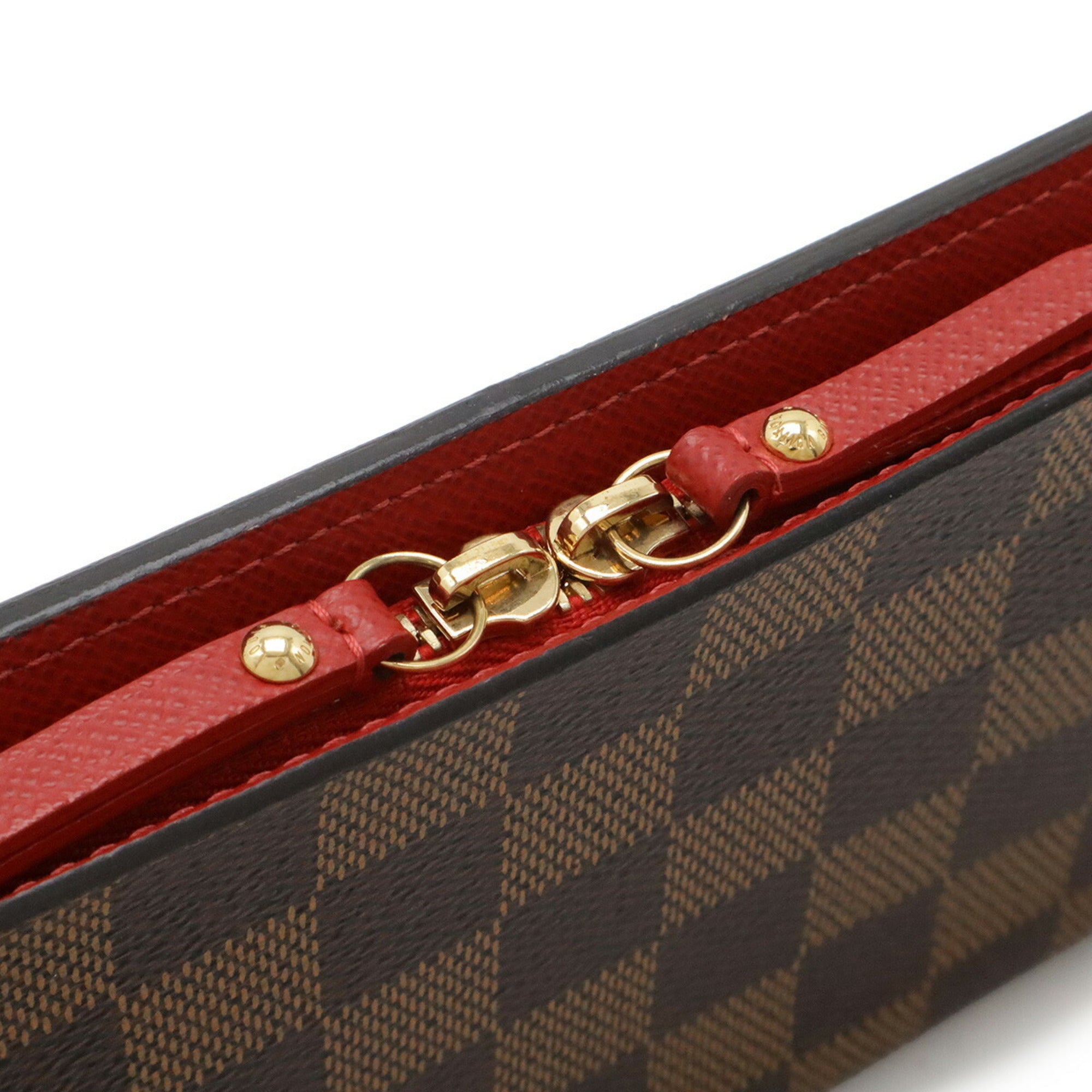 Louis Vuitton Brown Damier Canvas Pvc Long Wallet (Bi-Fold) (Pre-Owned)
