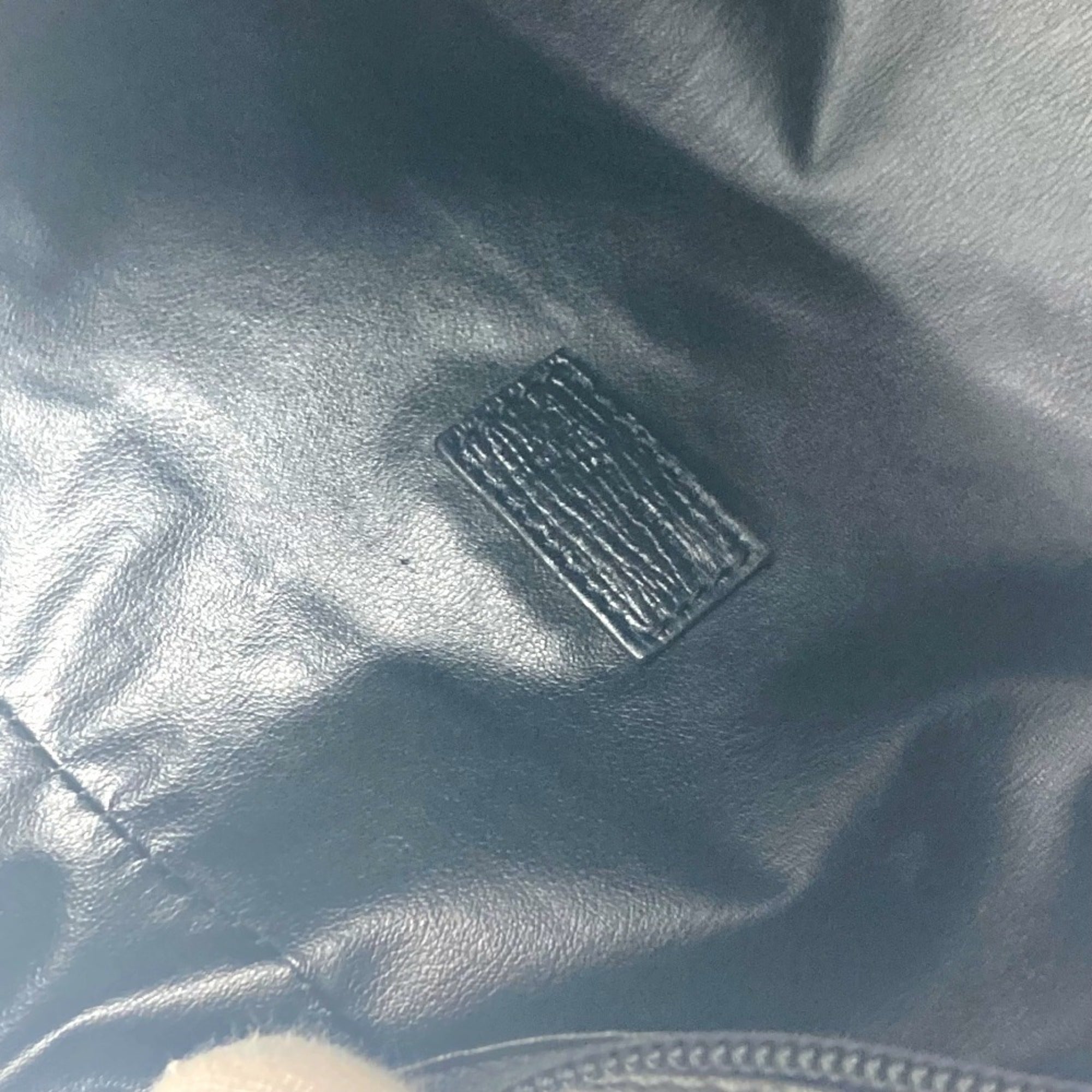 Fendi Zucca Black Pvc Pouch (Pre-Owned)