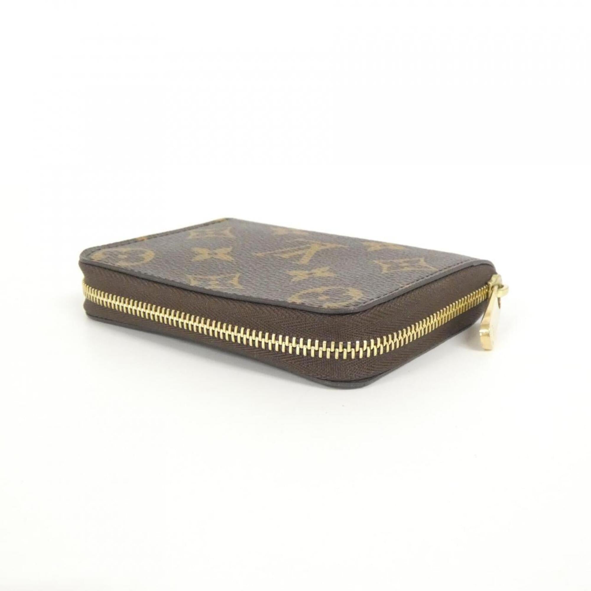 Louis Vuitton Marron Coated Canvas Coin Purse/Coin Case (Pre-Owned)