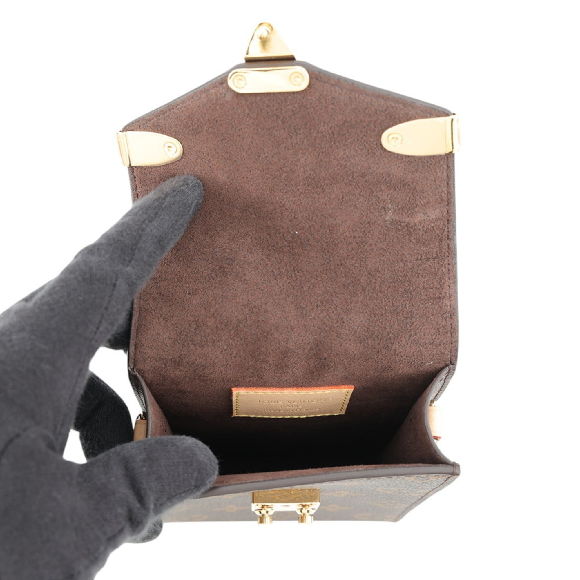 Louis Vuitton Brown Monogram Handbag Pochette (Pre-Owned)