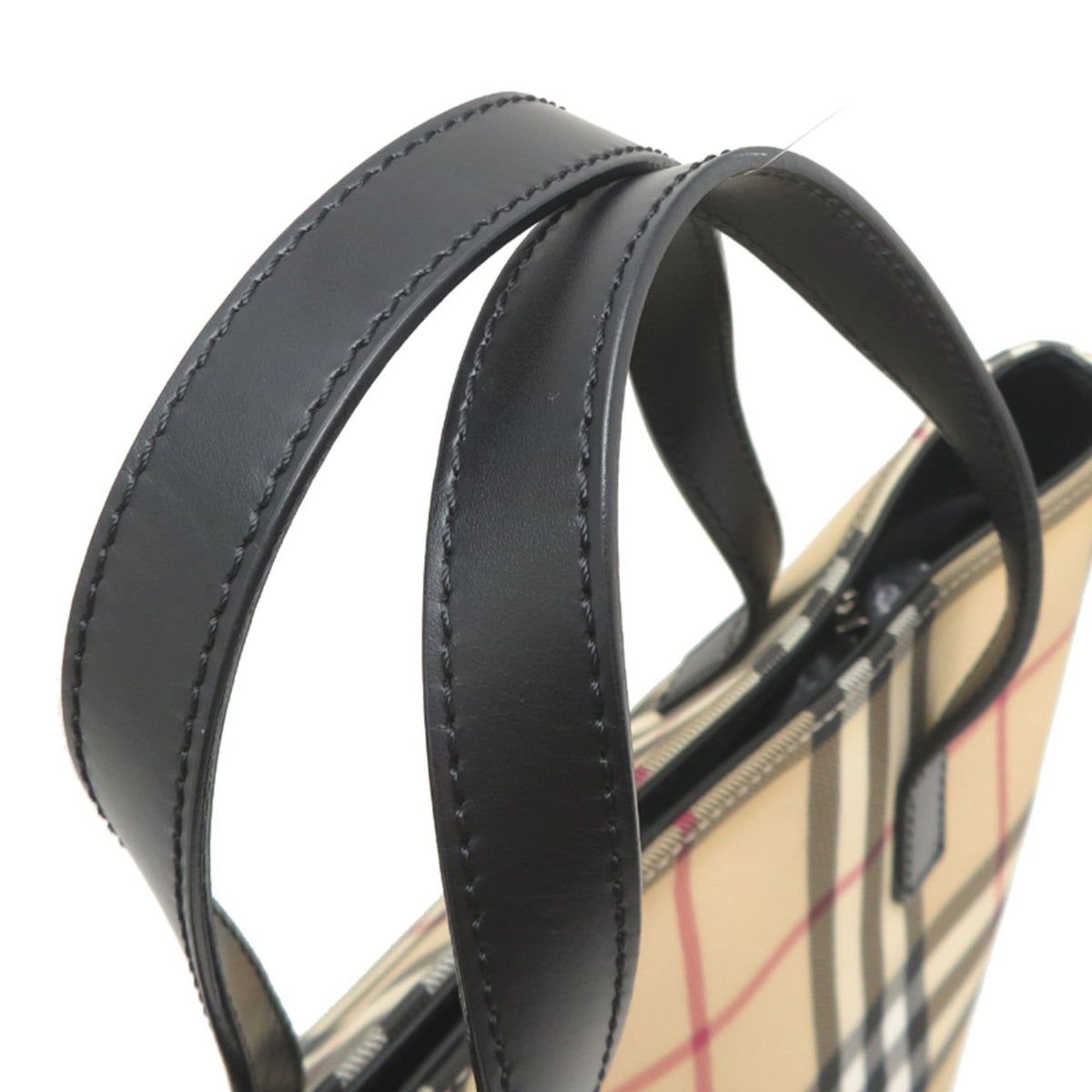 Burberry Brown Pvc Handbag (Pre-Owned)