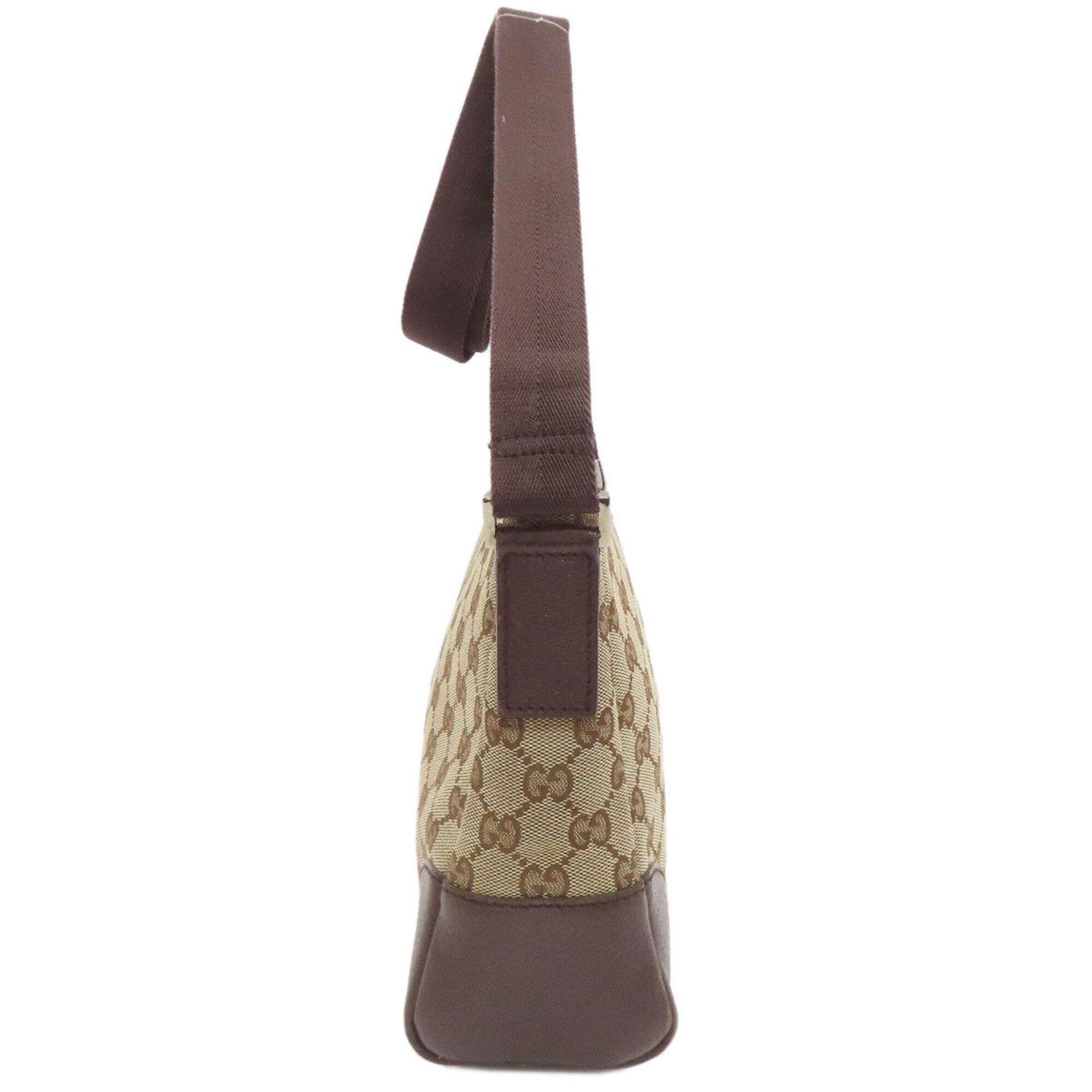 Gucci Gg Canvas Brown Gg Canvas Shoulder Bag (Pre-Owned)