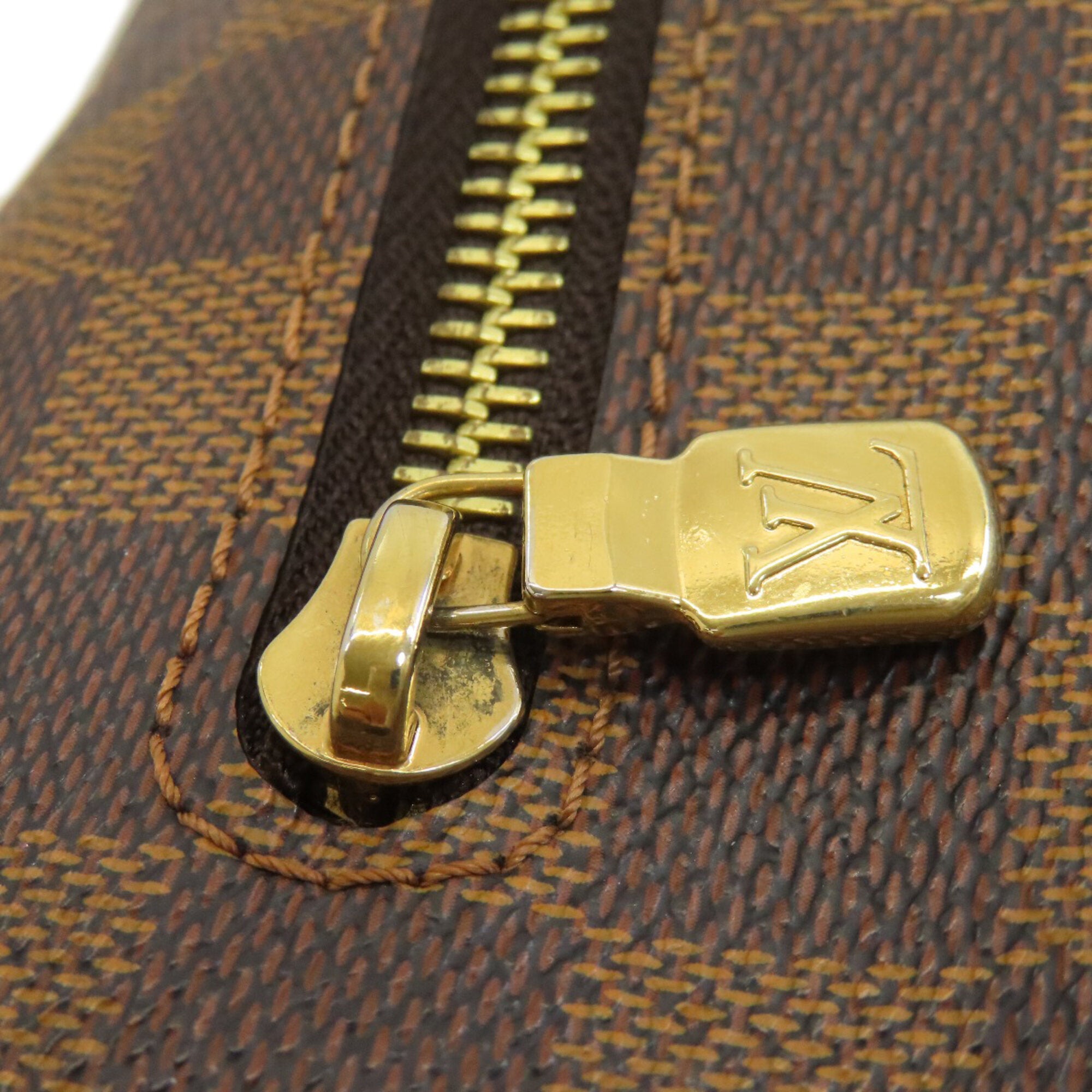 Louis Vuitton Brown Damier Canvas Ebene Damier Canvas Shoulder Bag (Pre-Owned)