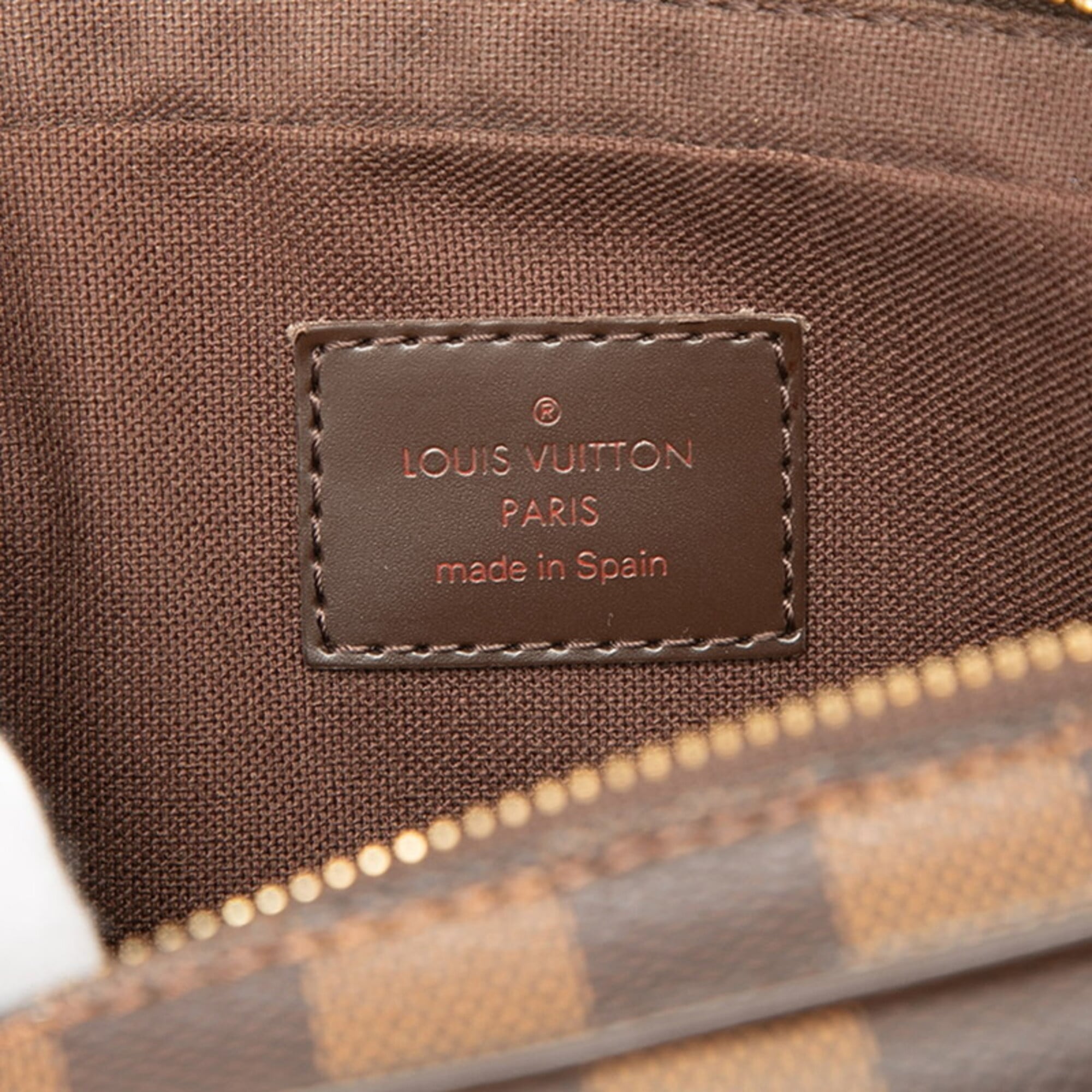 Louis Vuitton Damier Brown Pvc Leather Shoulder Bag Sling Bag (Pre-Owned)
