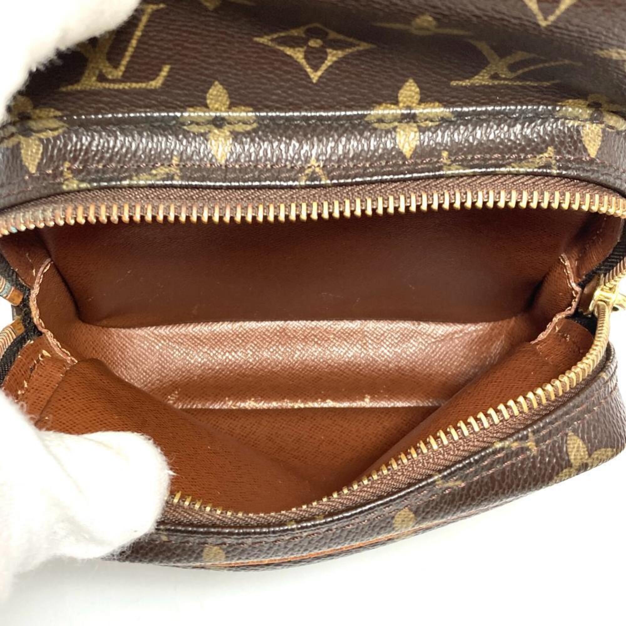 Louis Vuitton Brown Monogram Canvas Shoulder Bag (Pre-Owned)