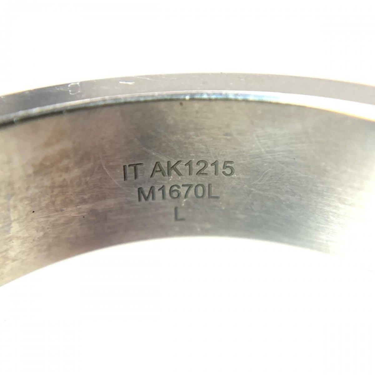 Louis Vuitton Silver Metal Band Ring (Pre-Owned)