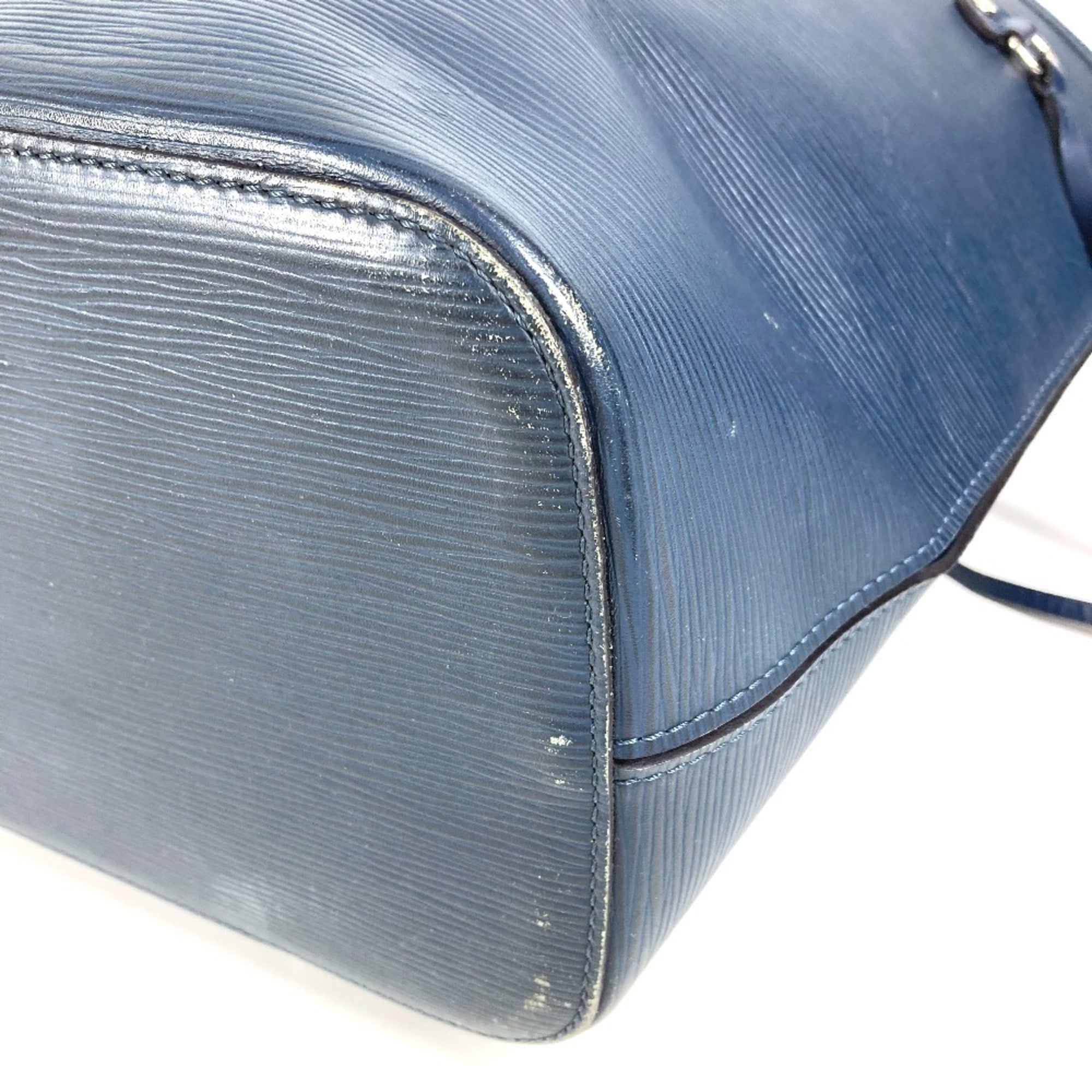 Louis Vuitton Epi Navy Epi Leather Shoulder Bag Tote Bag (Pre-Owned)