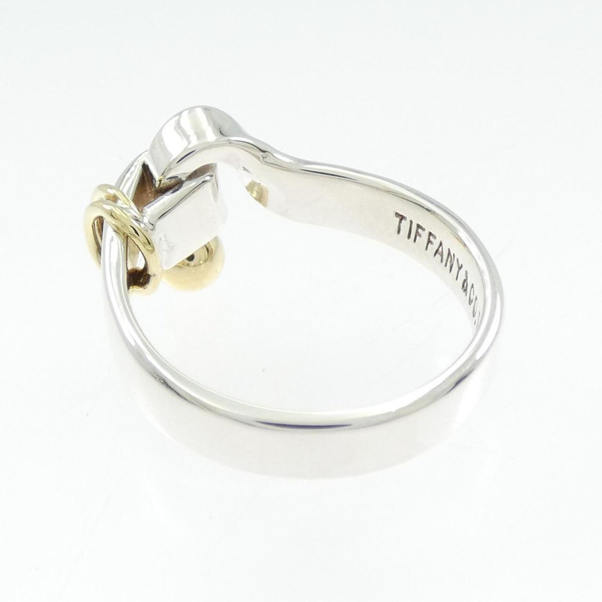 Tiffany Yellow Gold (18K) Silver 925 Band Ring (Pre-Owned)