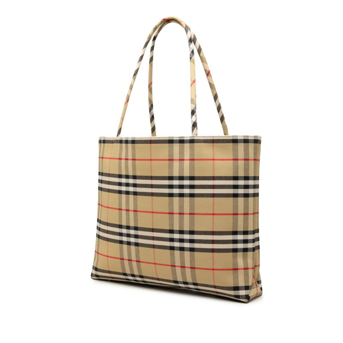 Burberry Beige Canvas Tote Bag (Pre-Owned)