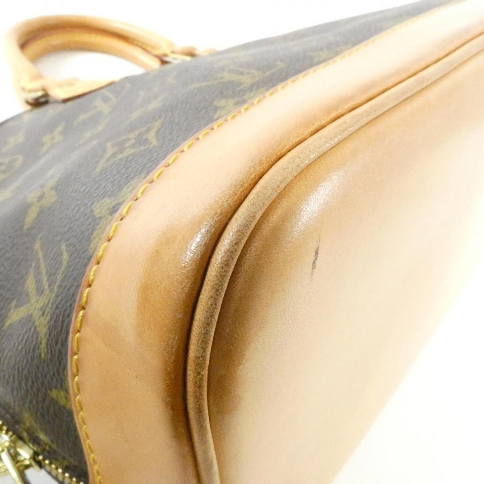 Louis Vuitton Brown Coated Canvas Handbag (Pre-Owned)