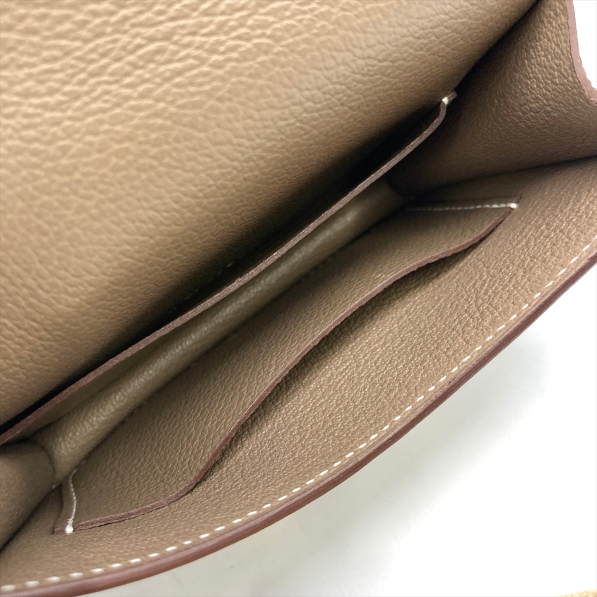 Hermes Etoupe Gray Gray Wallet (Bi-Fold) (Pre-Owned)