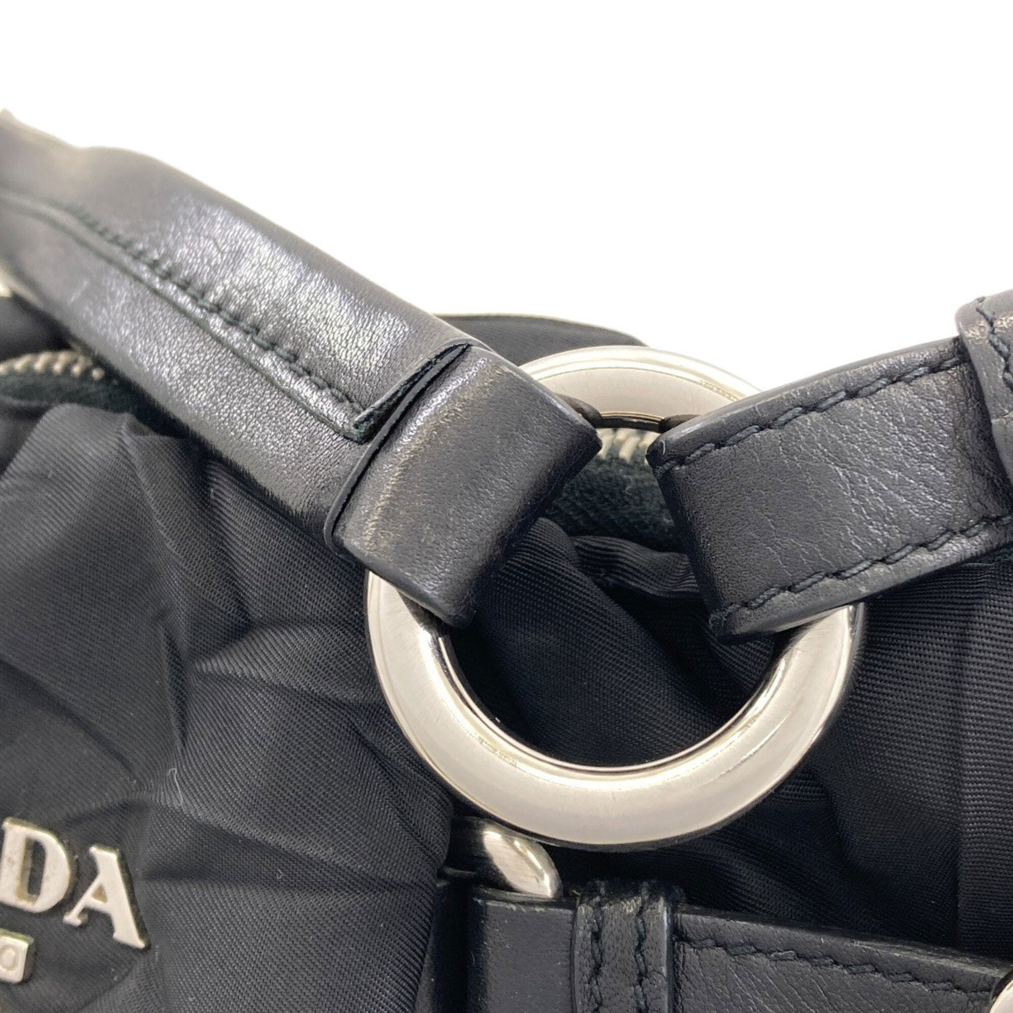 Prada Black Nylon Handbag (Pre-Owned)